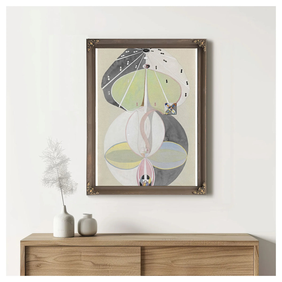 Tree Of Knowledge Series W No 5 By Hilma Af Klint Fine Art Print