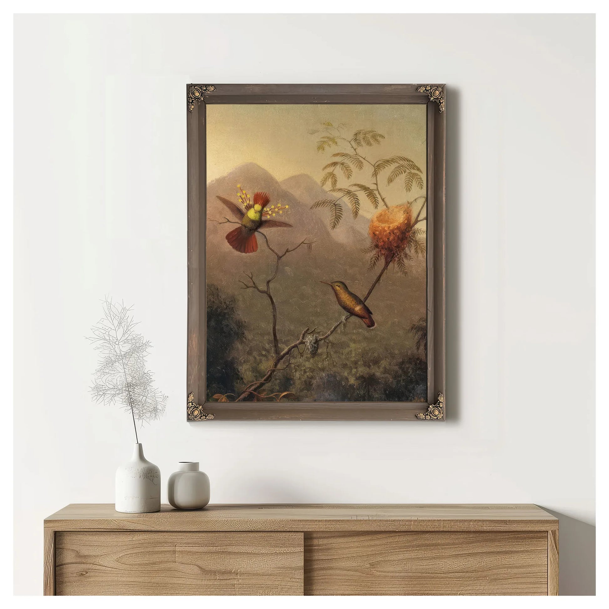 Tufted Coquette By Martin Johnson Heade Fine Art Print