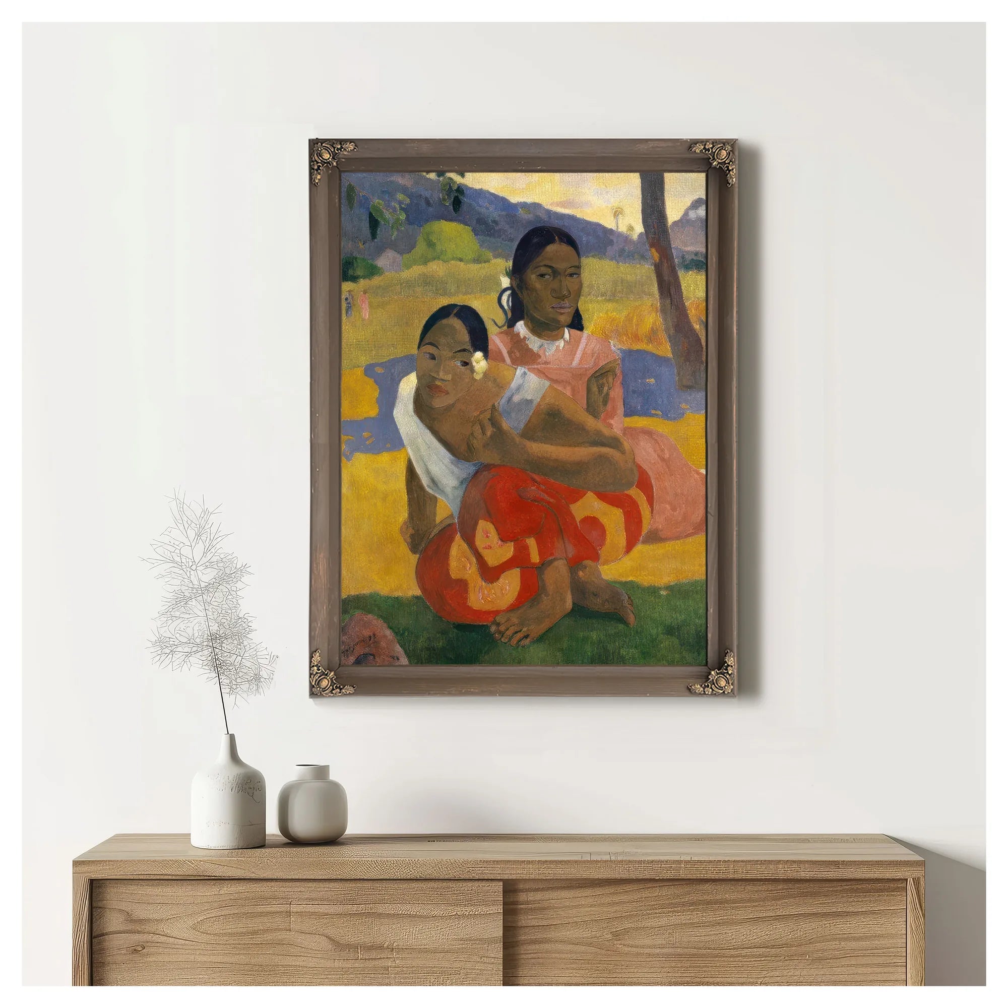 Paulgauguin Nafea Faa Ipoipo 1892 Oil On Canvas 101X77Cm By Paul Gauguin Fine Art Print