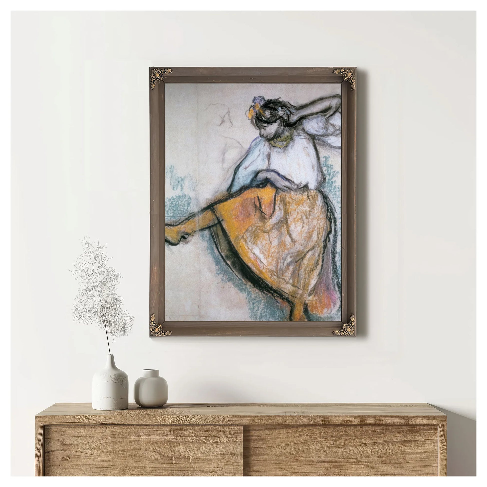 Russian Girl Dancing By Edgar Degas Fine Art Print