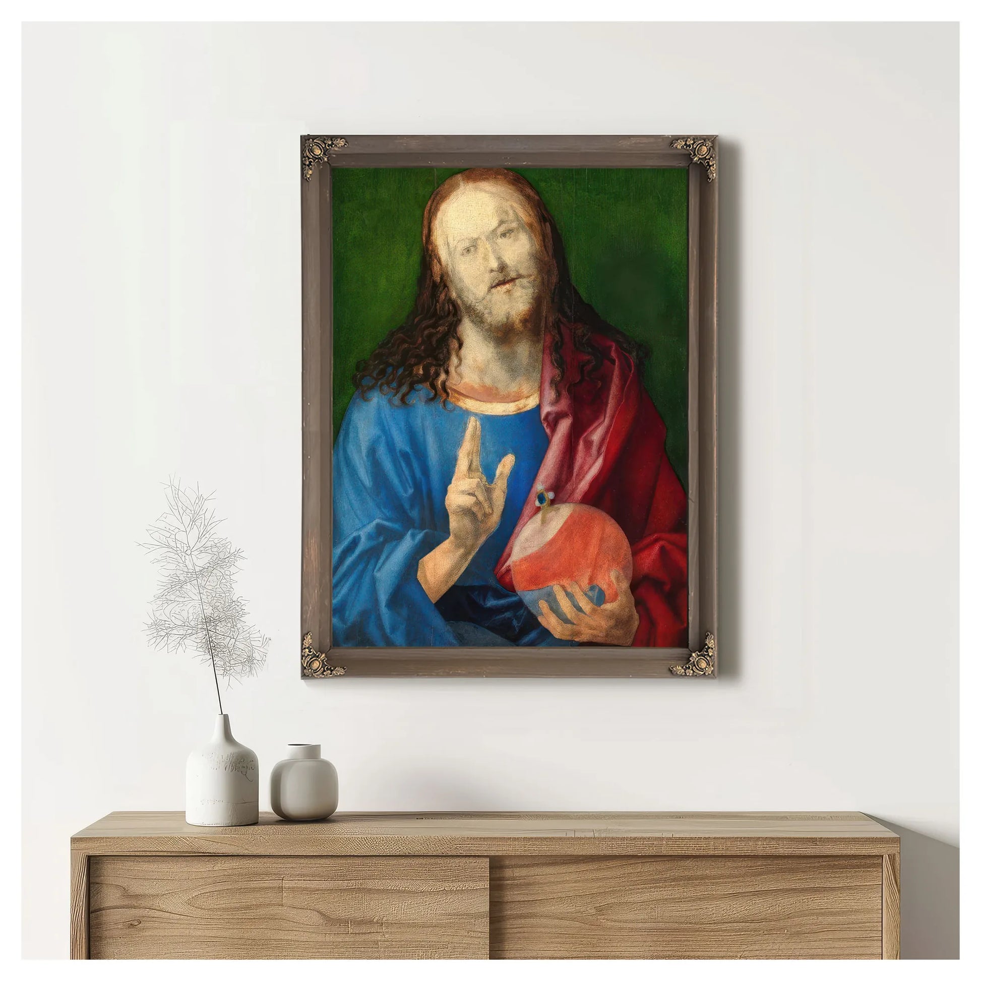 Salvator Mundi 1505 By Albrecht Durer Fine Art Print