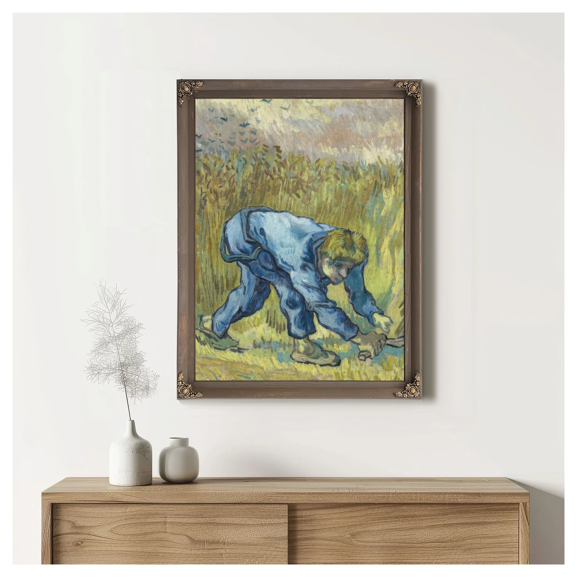 The Reaper (After Millet) By Vincent Van Gogh Fine Art Print