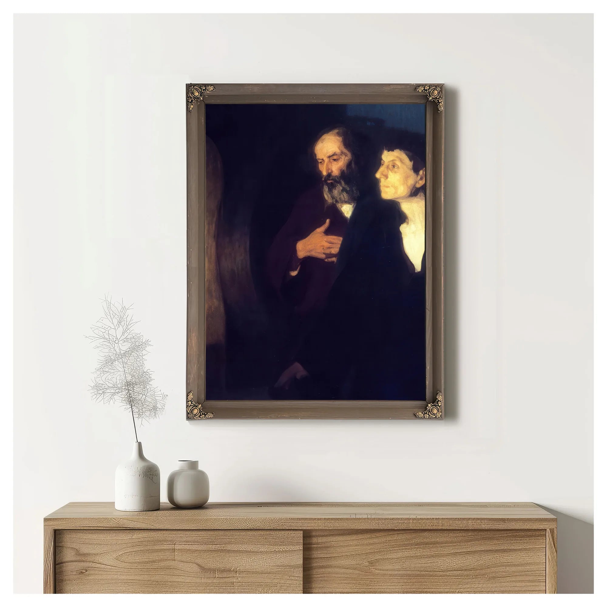 Two Disciples At The Tomb By Henry Ossawa Tanner Fine Art Print