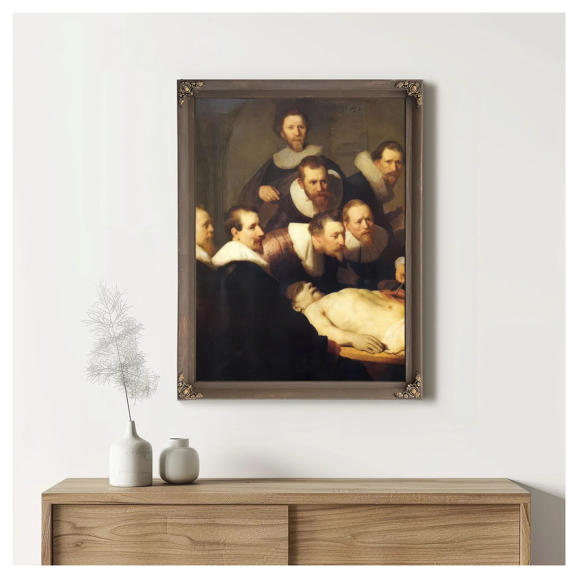 Doctor Nicolaes Tulp Demonstrating The Anatomy Of The Arm,1632 By Rembrandt Fine Art Print