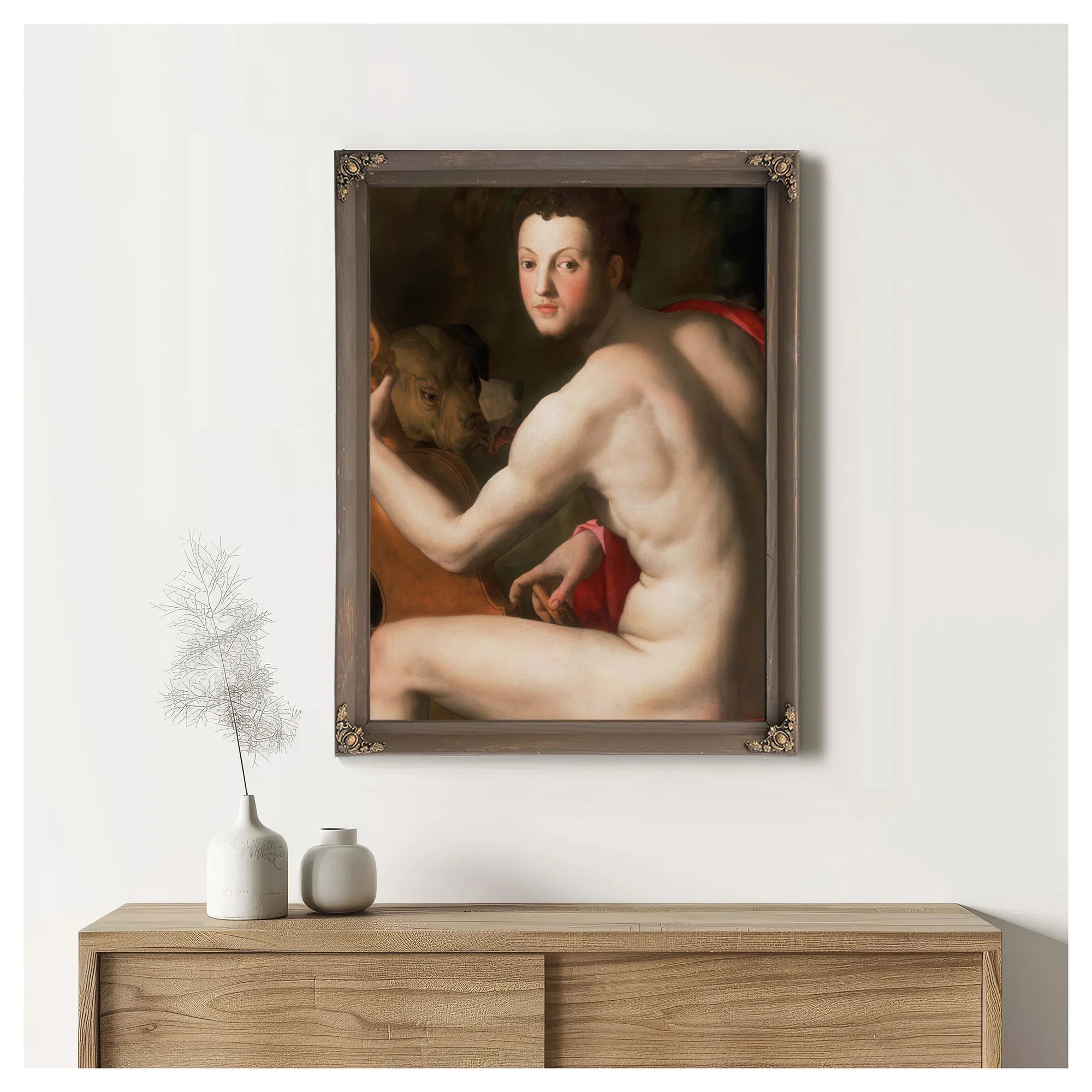 Portrait Of Cosimo I De Medici As Orpheus 1537 1539 Mannerism 93 7X76 4Cm Philidelphia Museum Of Art By Agnolo Bronzino Fine Art Print