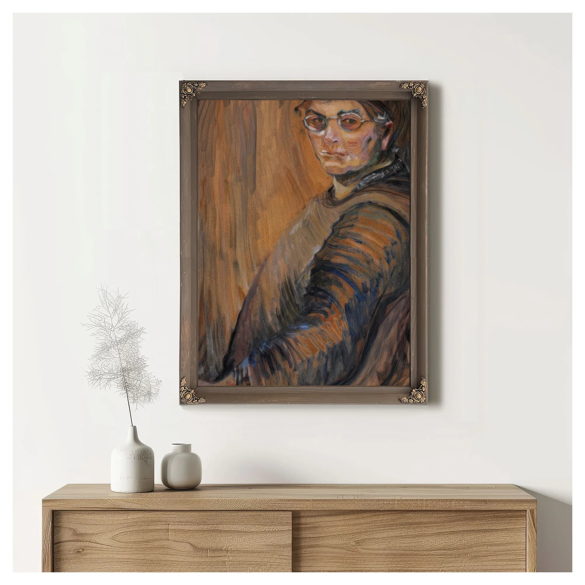 Self Portrait 1939 By Emily Carr Fine Art Print