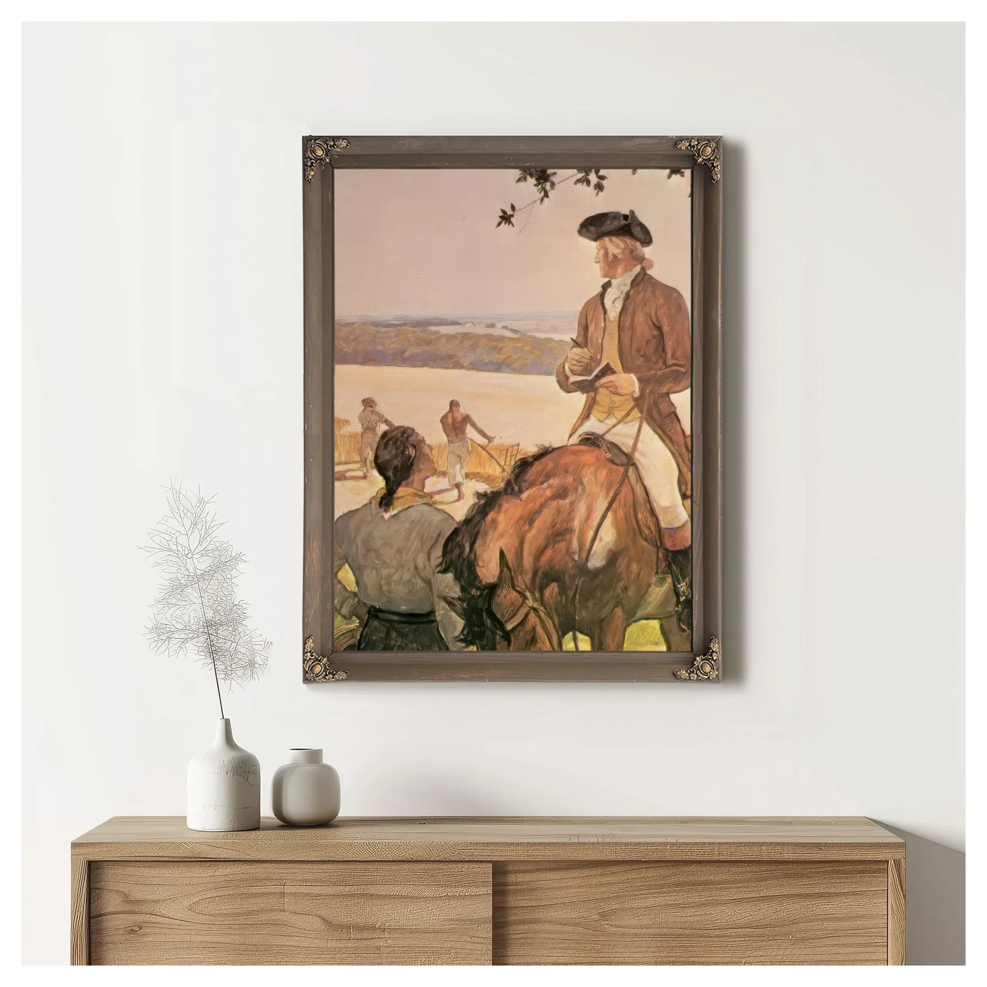 First Farmer Of The Land By NC Wyeth Fine Art Print