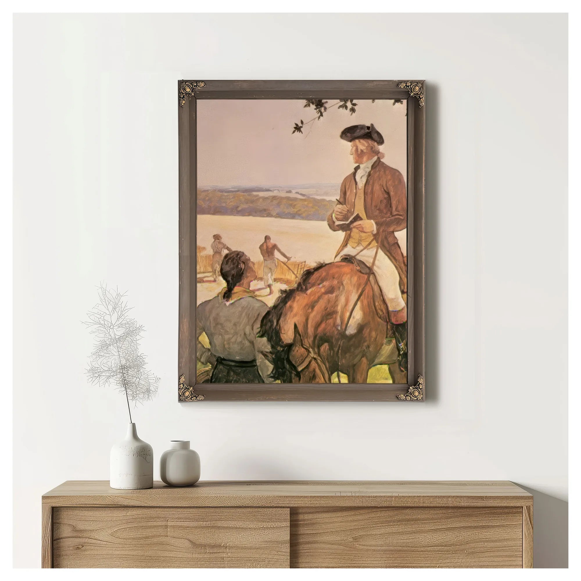 First Farmer Of The Land By NC Wyeth Fine Art Print