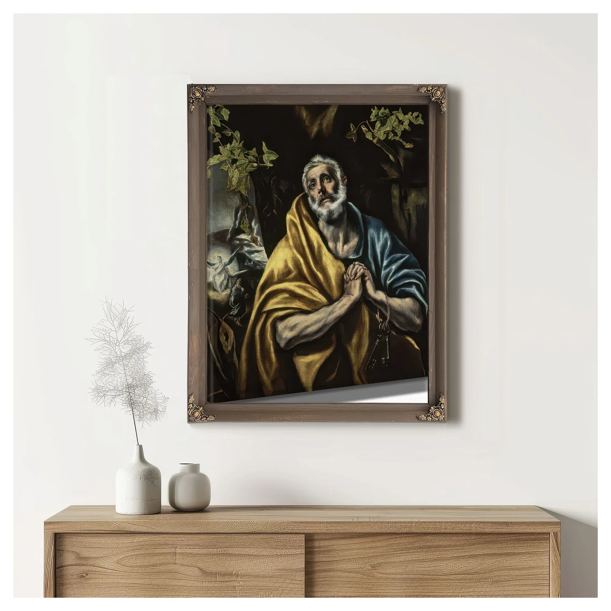 The Penitent Saint Peter By El Greco Fine Art Print