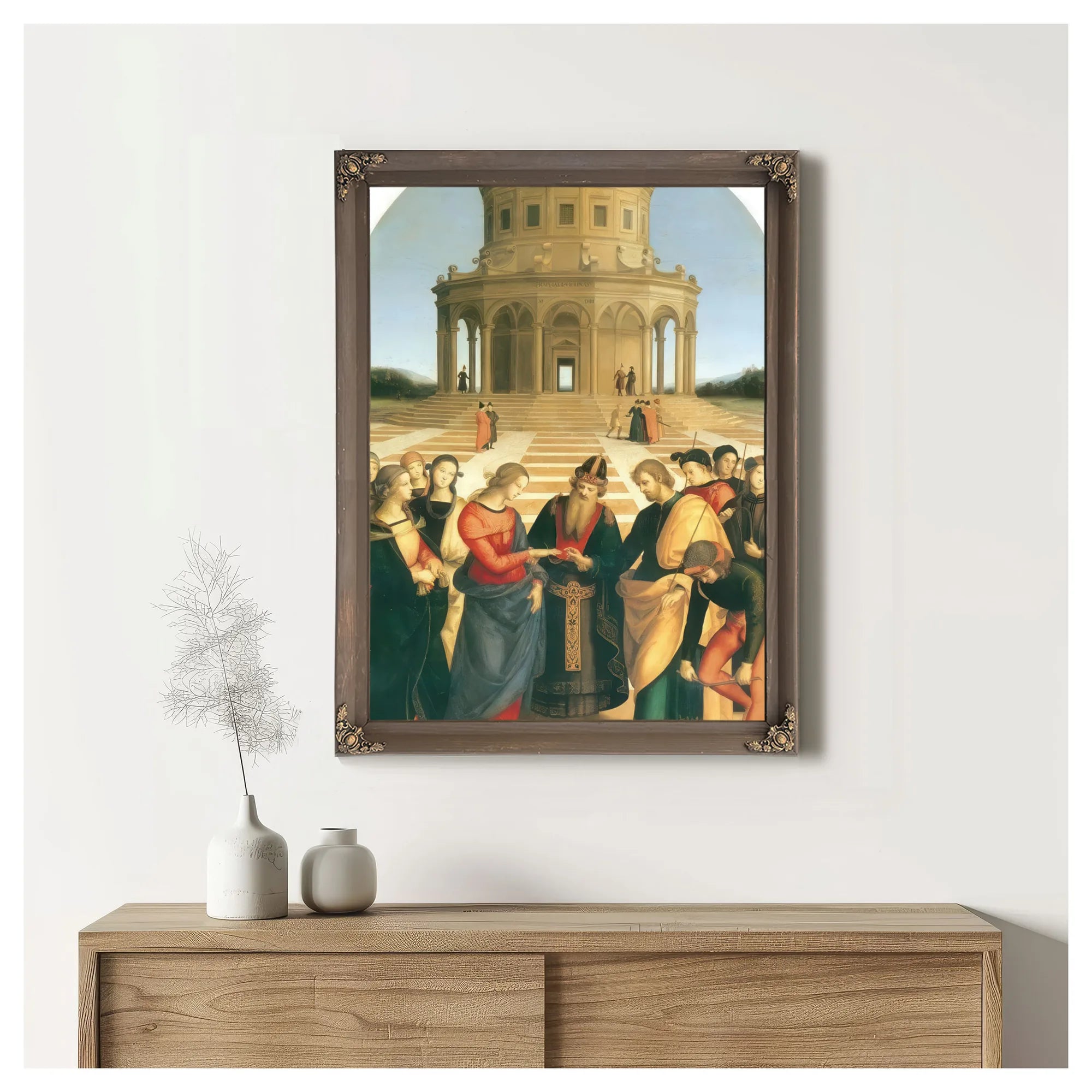 The Marriage Of The Virgin By Raphael Fine Art Print