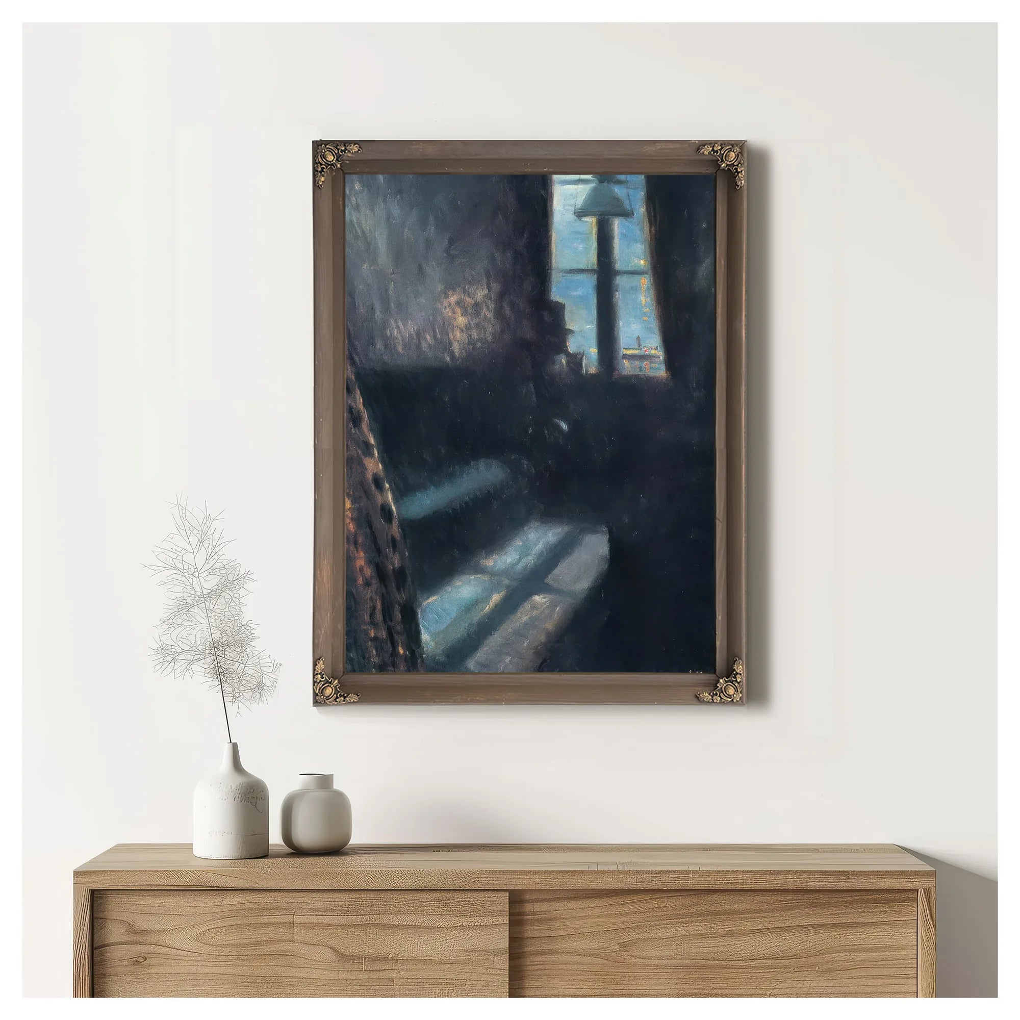 Night In St By Edvard Munch Fine Art Print