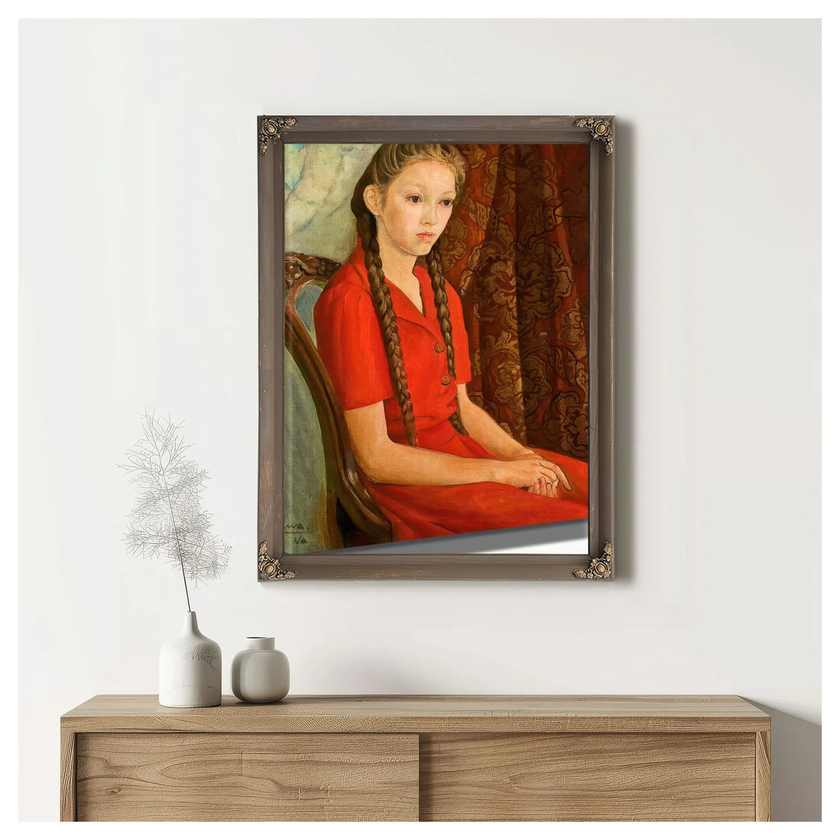 Martha At Thirteen By Pierre Daura Fine Art Print