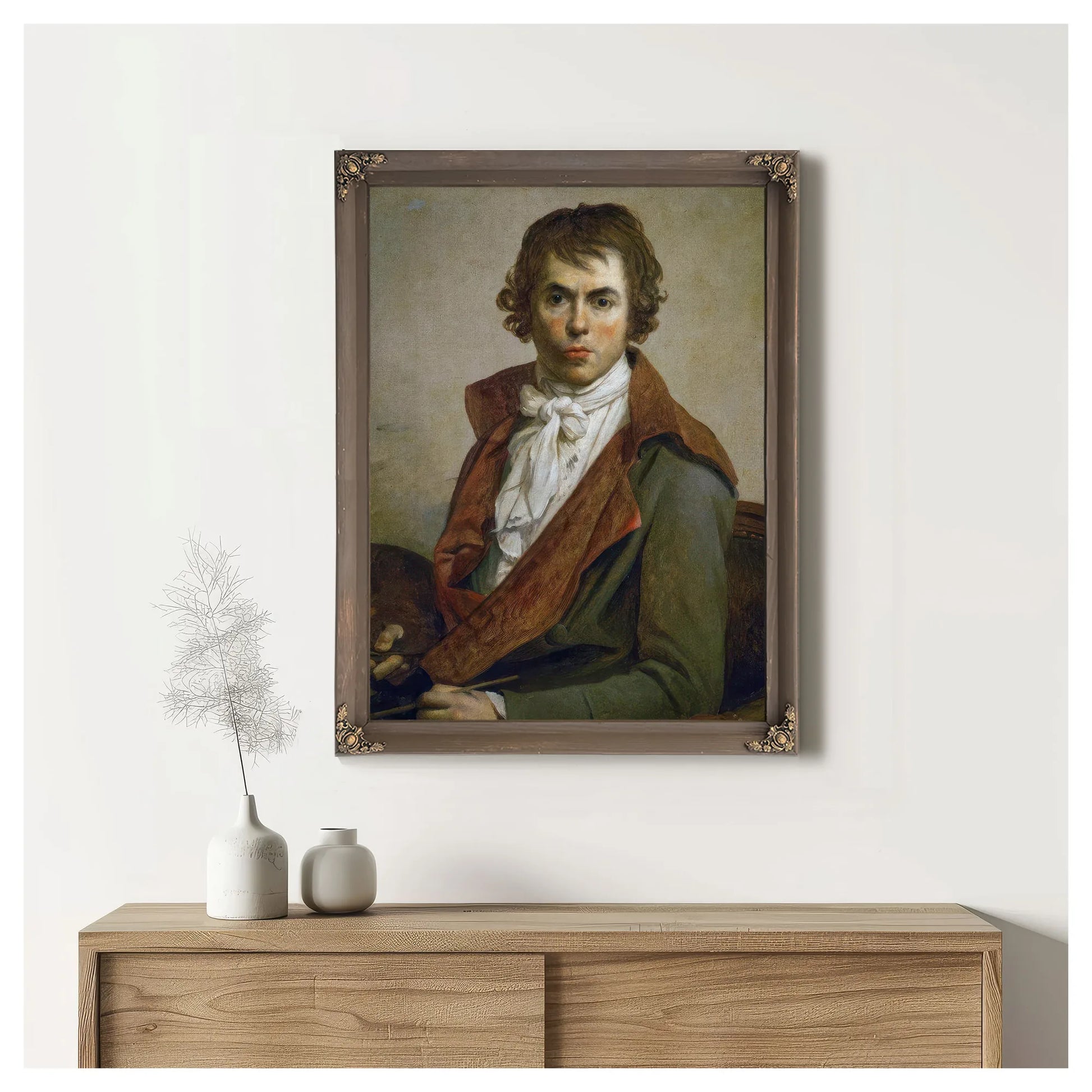 Self Portrait 1794 By Jacques Louis David Fine Art Print