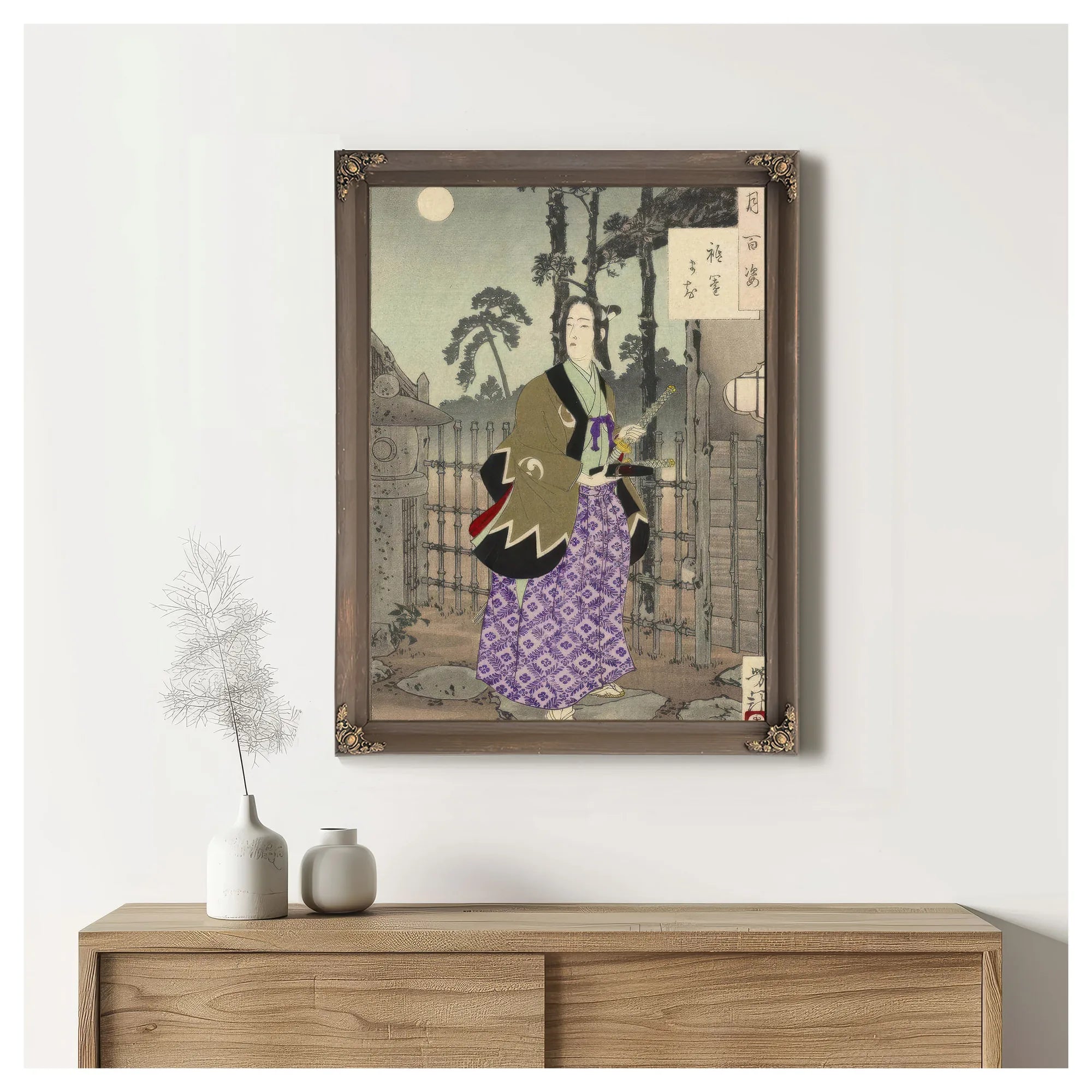 The Gion District 1885 By Tsukioka Yoshitoshi Fine Art Print