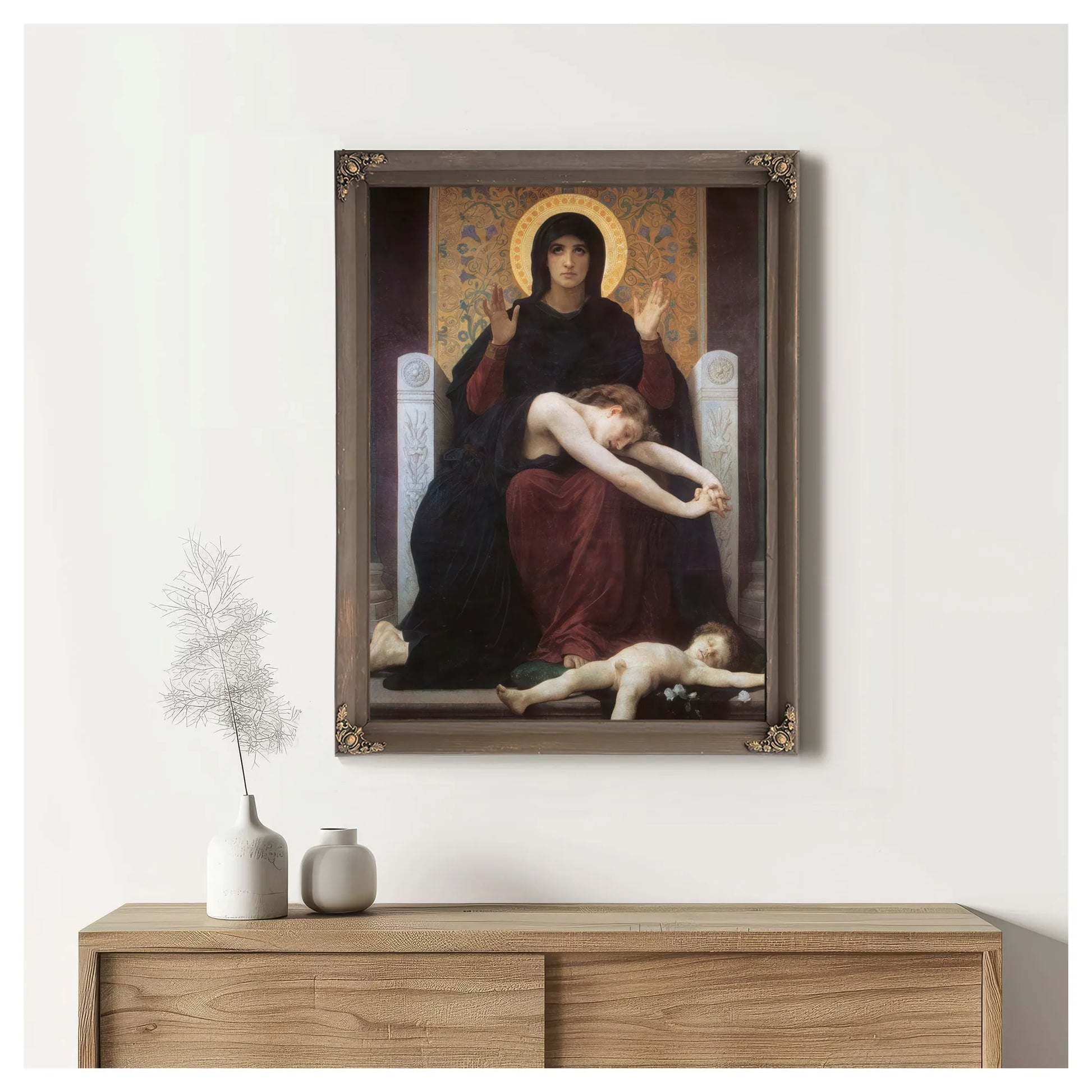 Virgin Comforter 1875 By William Adolphe Bouguereau Fine Art Print