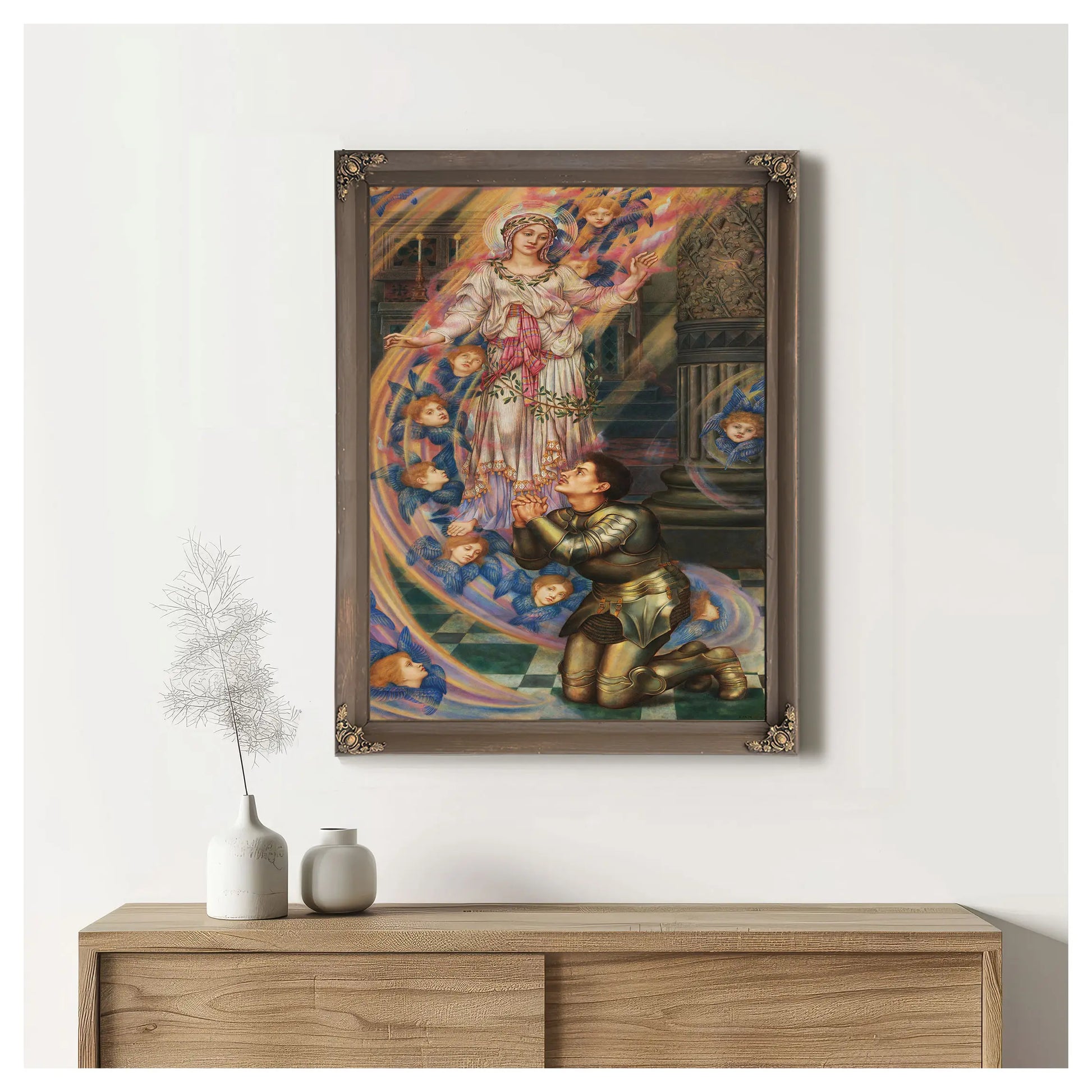 Our Lady Of Peace by Evelyn De Morgan
