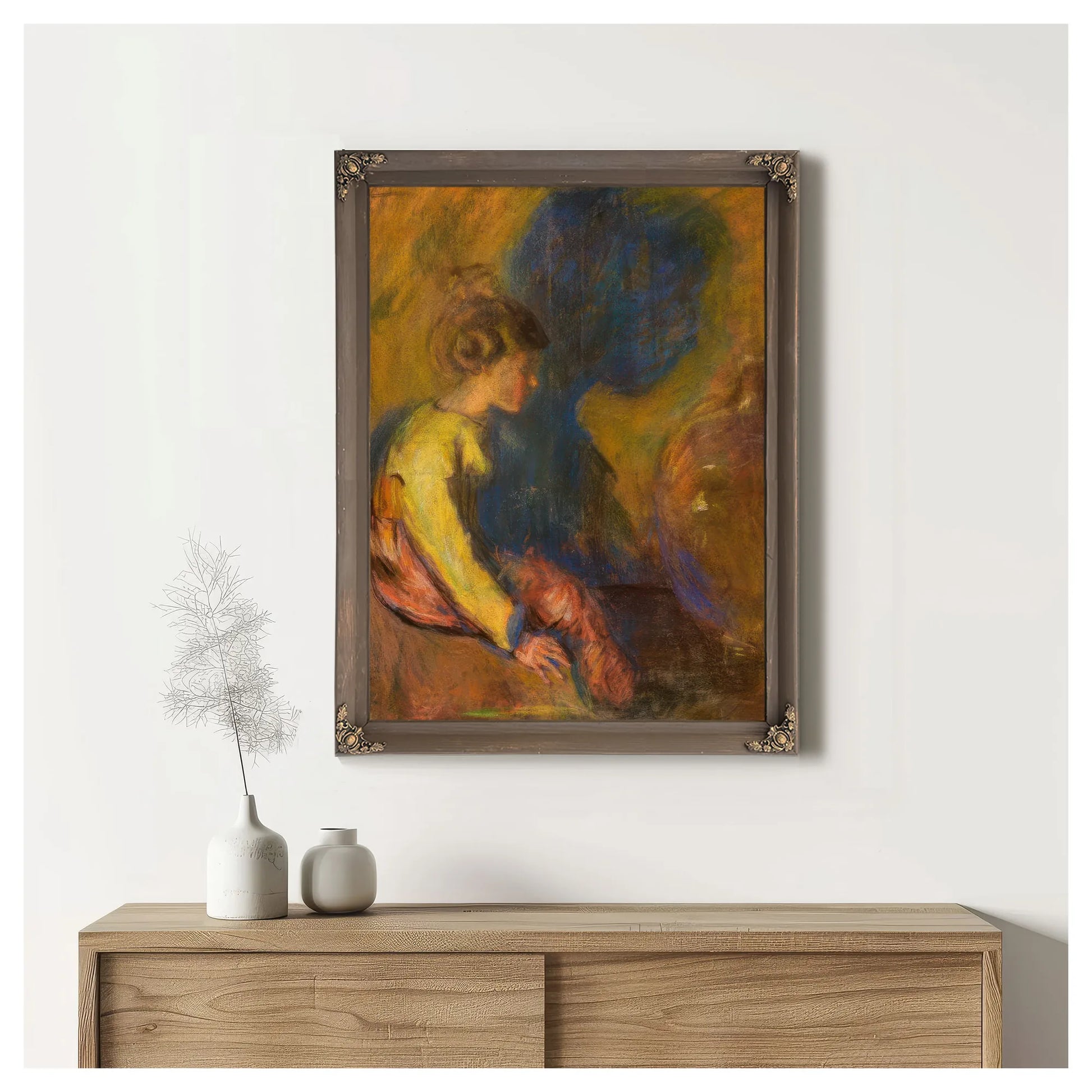 The Shadow By Alice Pike Barney Fine Art Print
