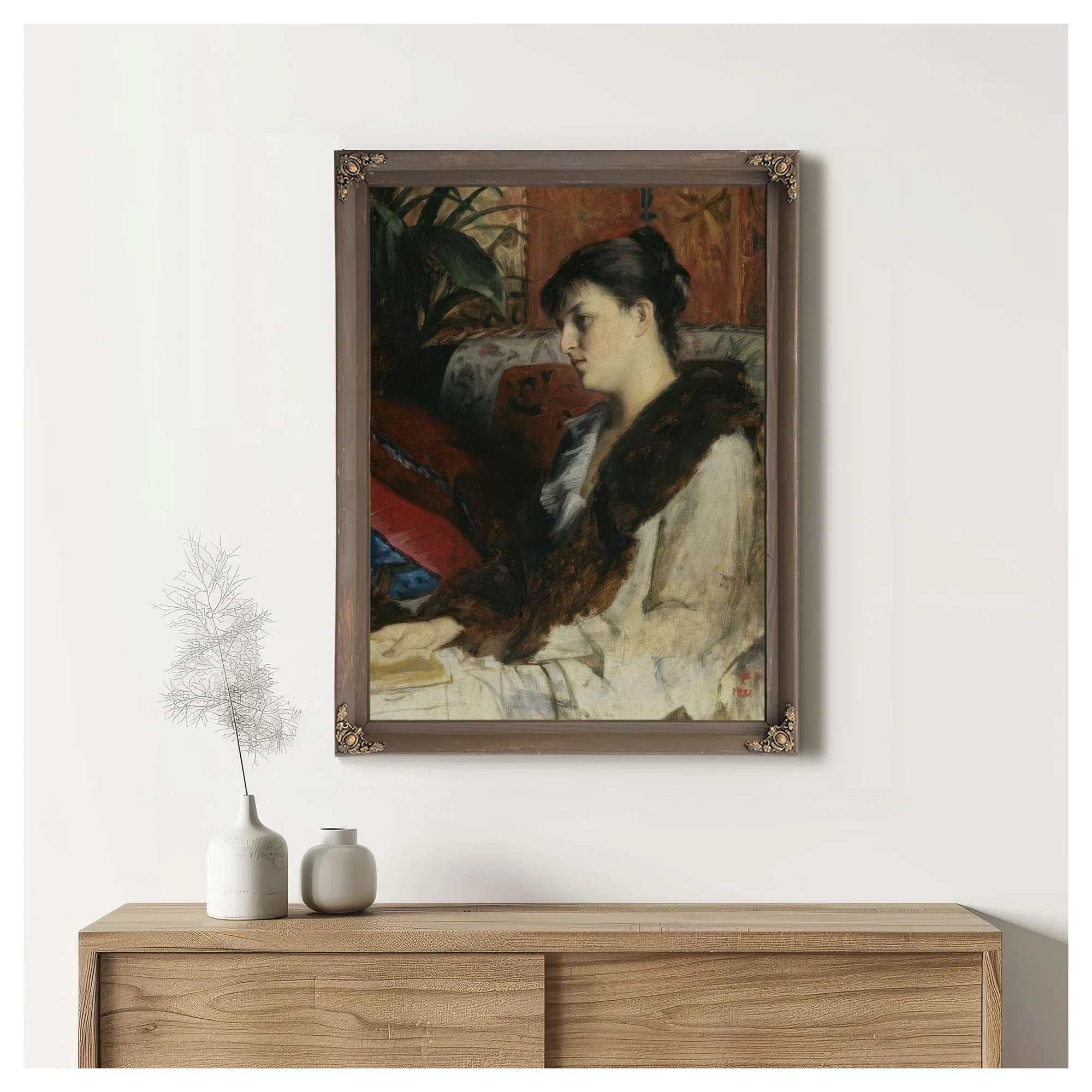The Artist 1039 S Sister In Law 1881 By Marie Bashkirtseff Fine Art Print