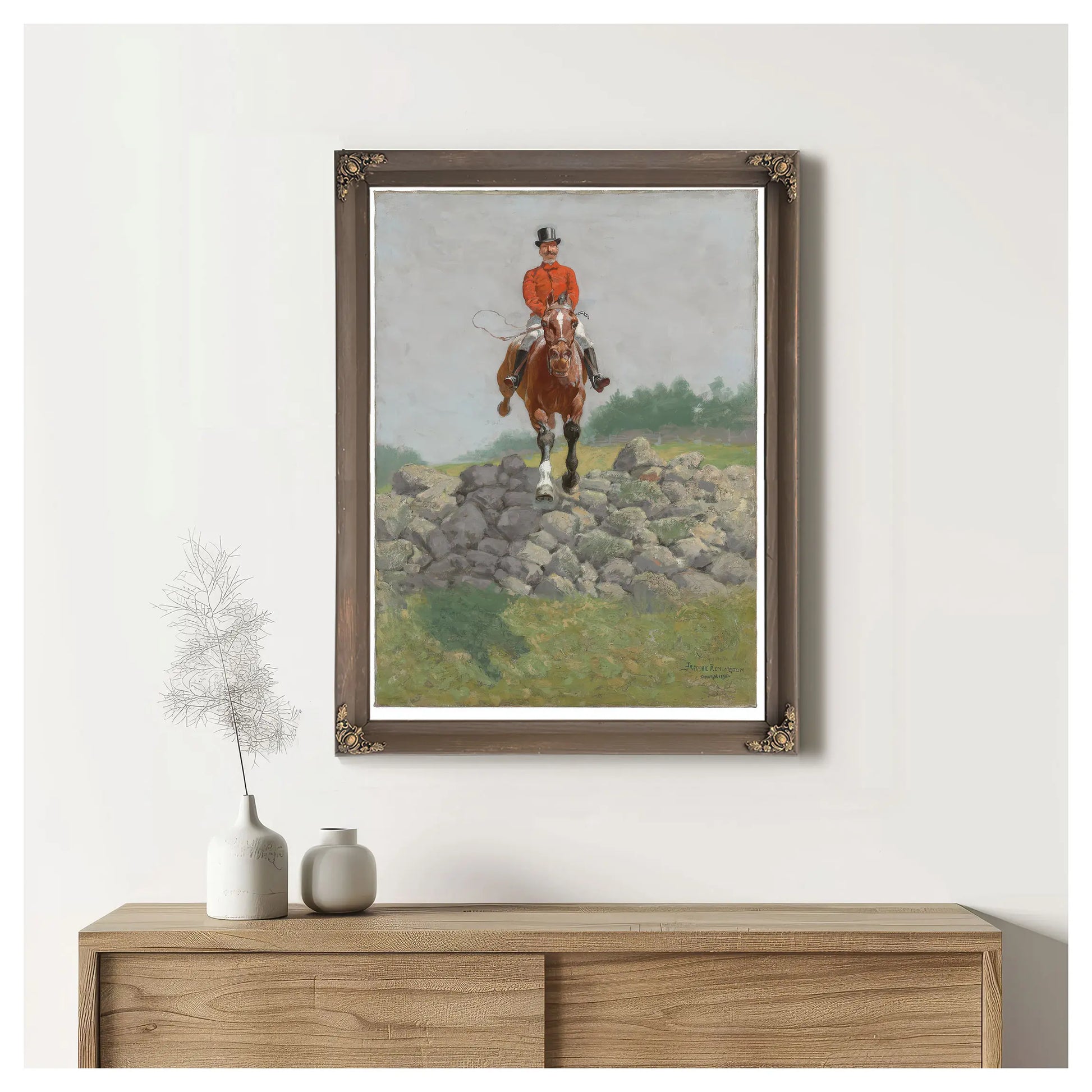 A Hunting Man by Frederic Remington