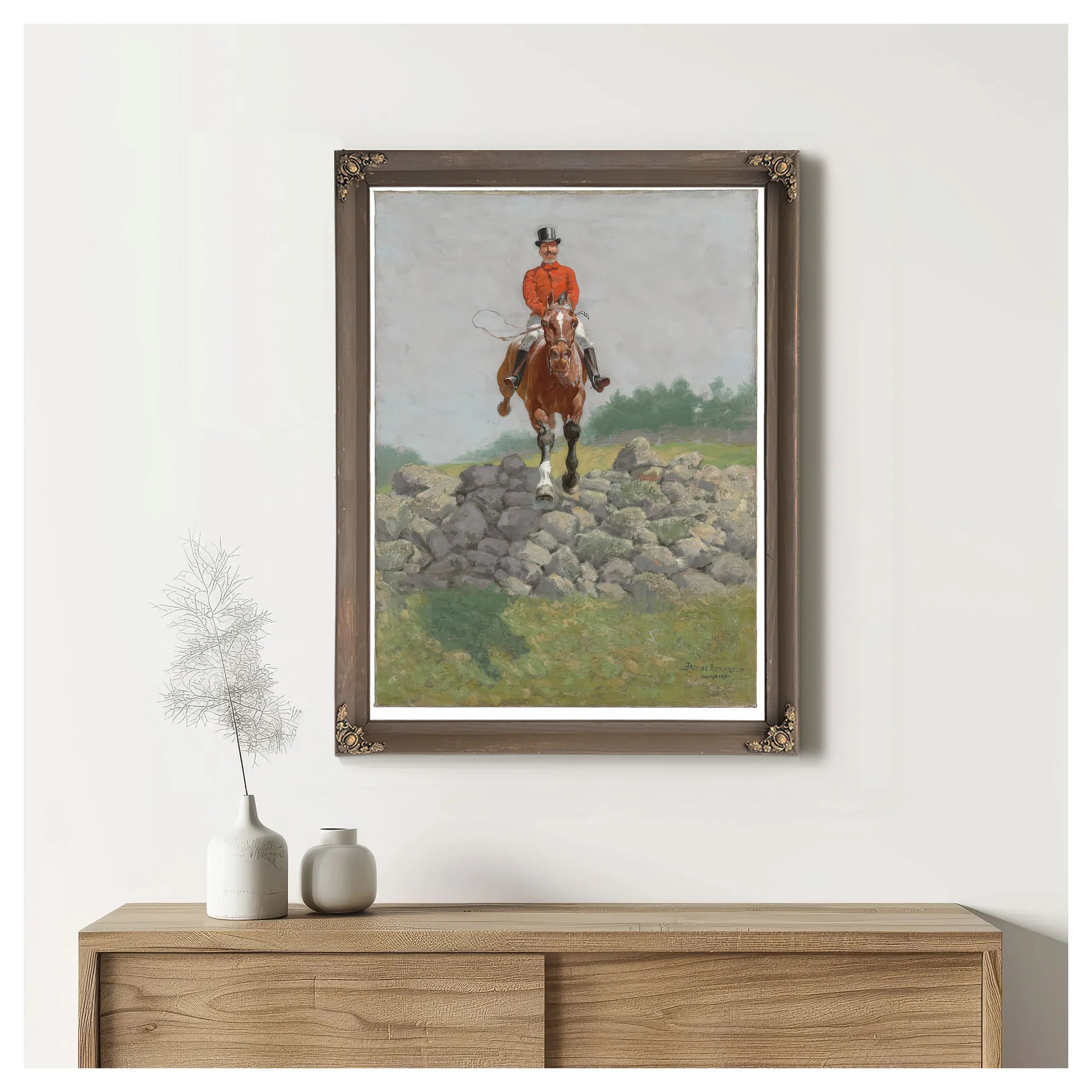 A Hunting Man by Frederic Remington