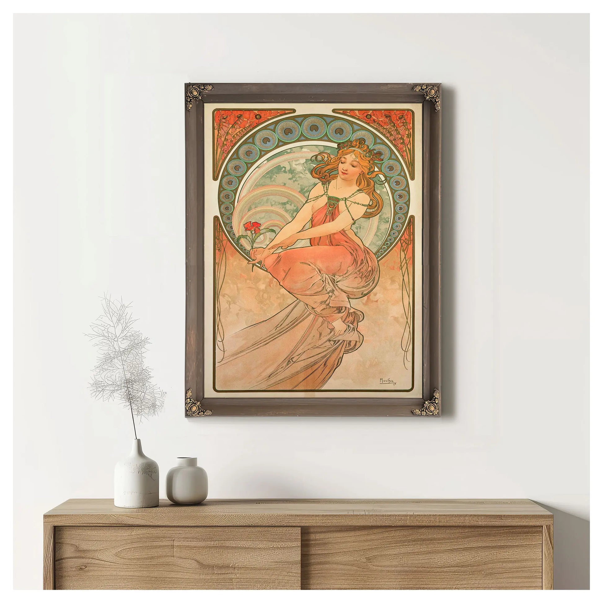 The Arts  Painting by Alphonse Mucha