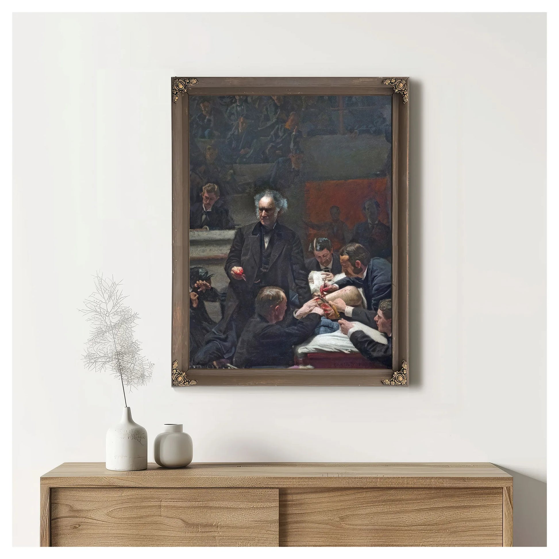 Portrait Of Dr Samuel D Gross The Gross Clinic by Thomas Eakins Fine Art Print