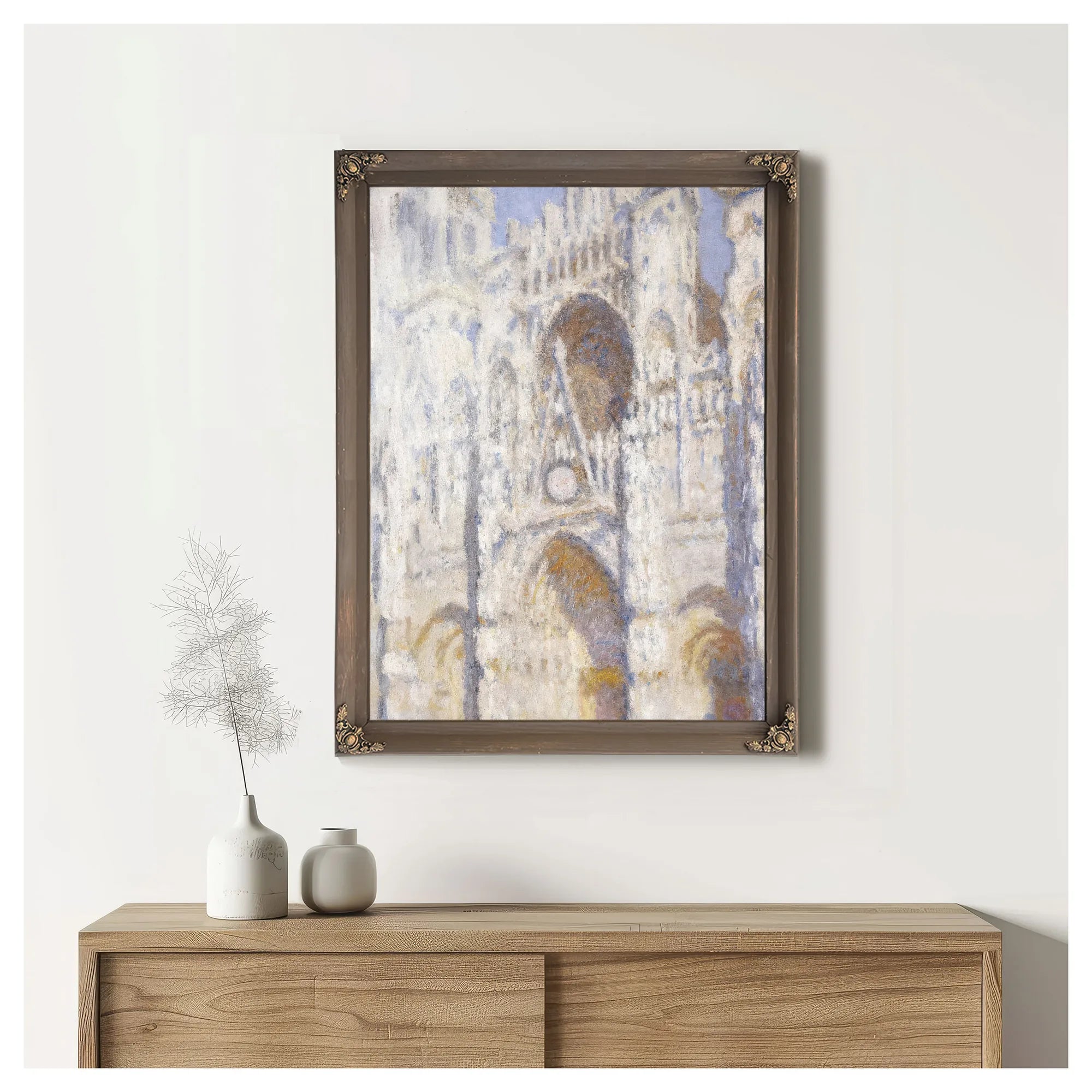 Rouen Cathedral In The Afternoon (The Gate In Full Sun) By Claude Monet Fine Art Print