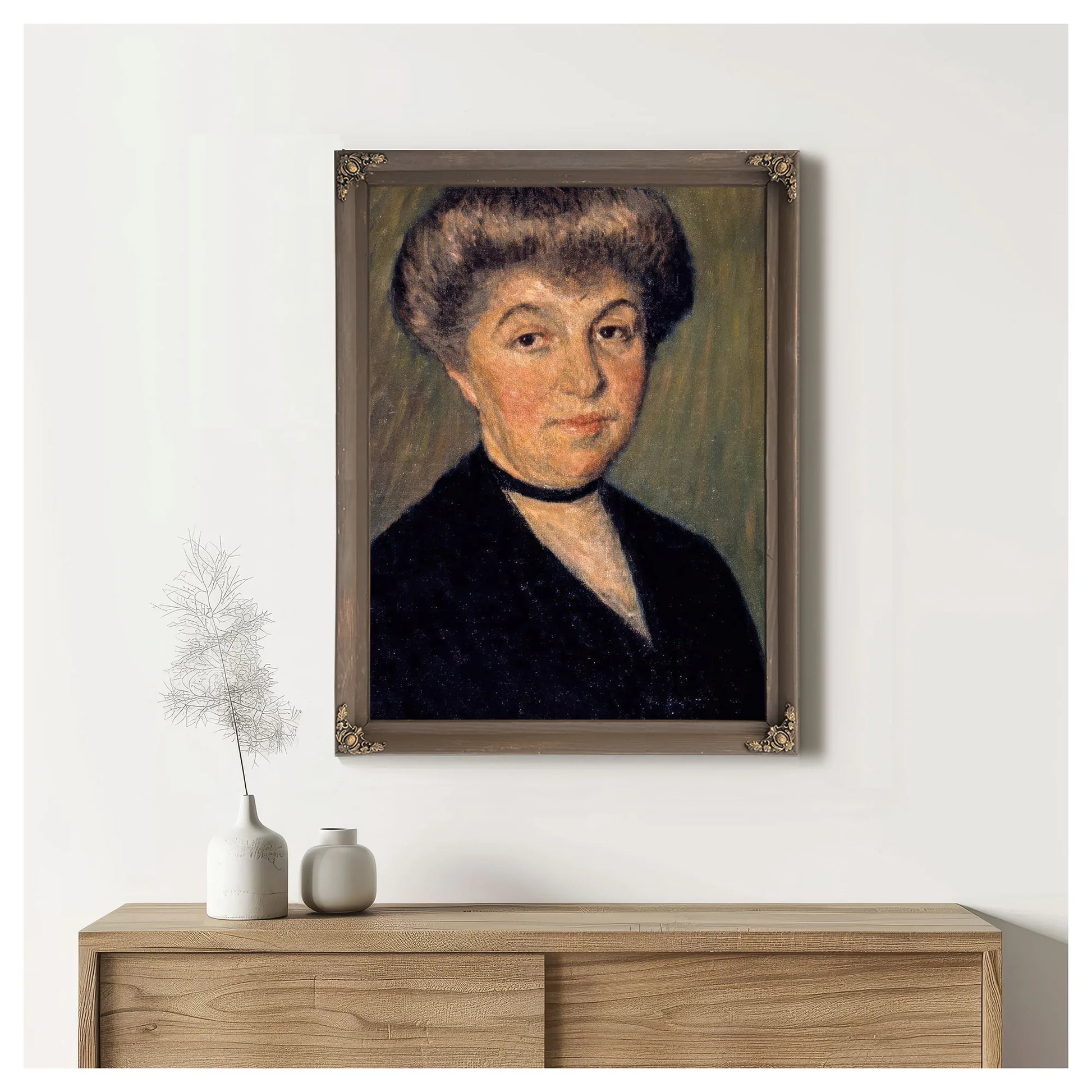 Portrait Of A Friend By Mary Cassatt Fine Art Print