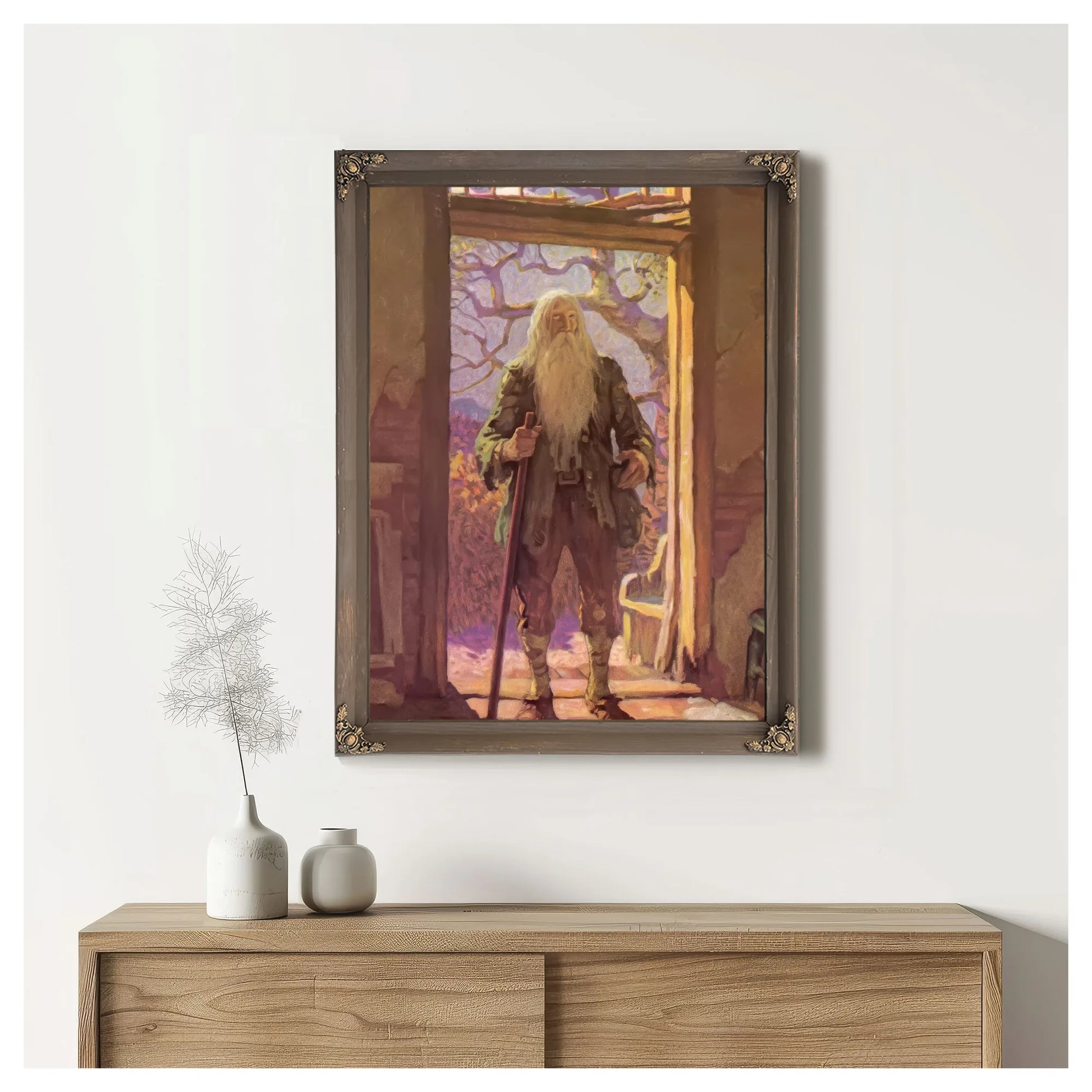 Rip Van Winkle By NC Wyeth Fine Art Print