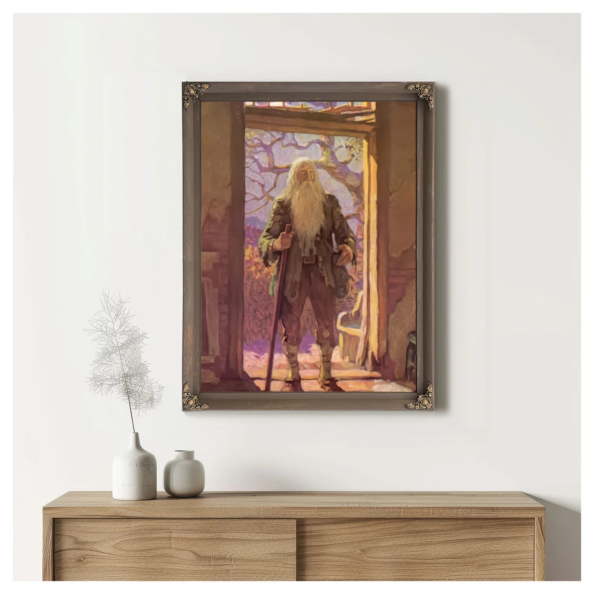 Rip Van Winkle By NC Wyeth Fine Art Print