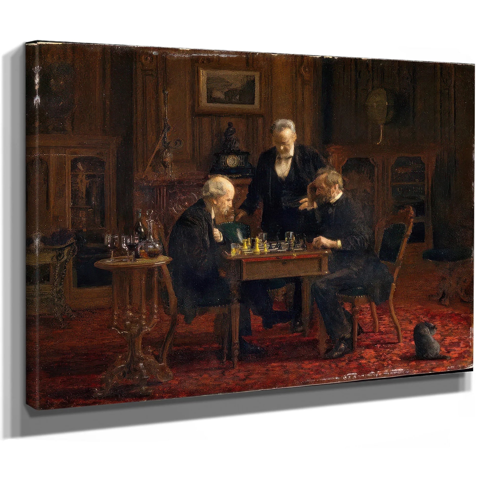 The Chess Players 1876 By Thomas Eakins Fine Art Print