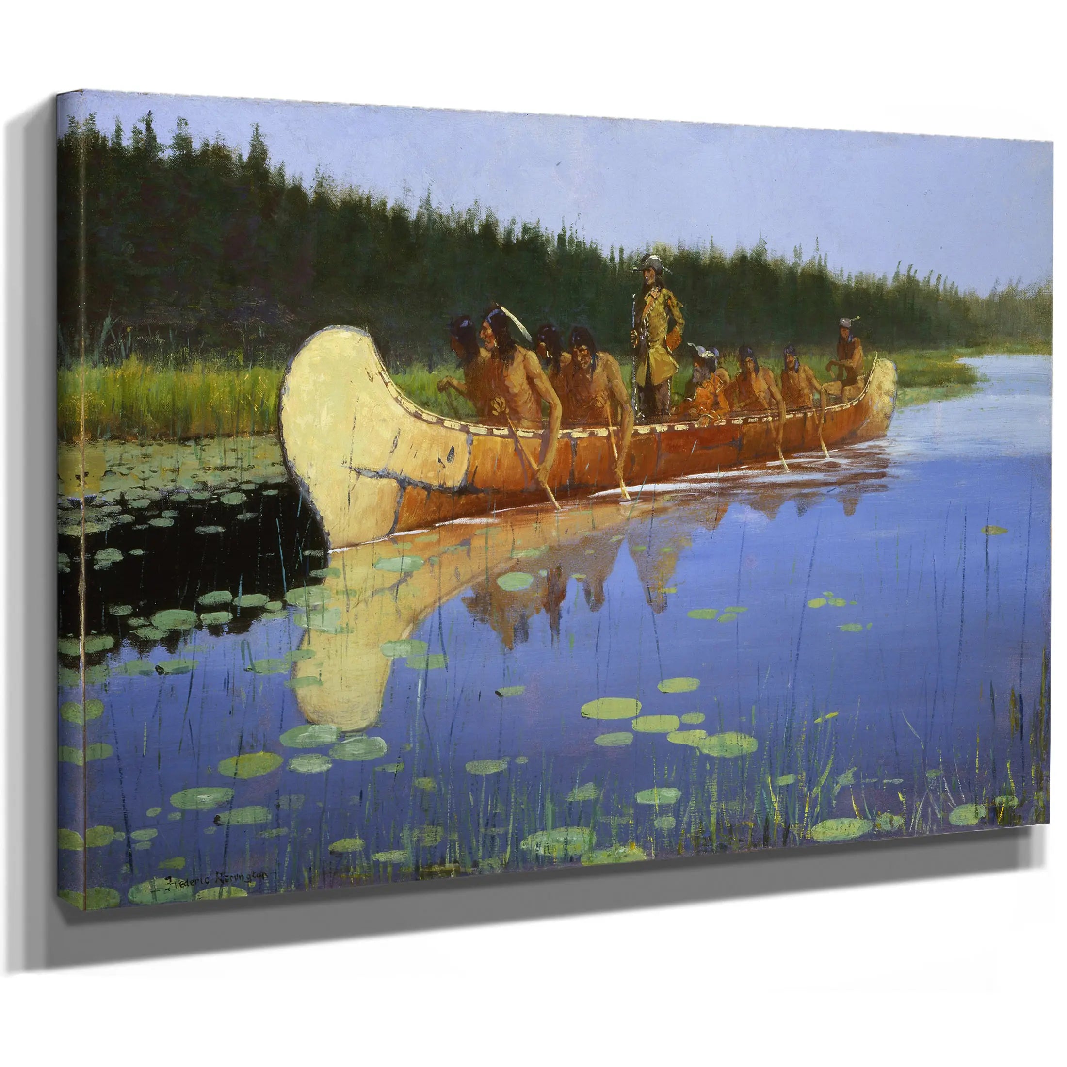 Radisson And Groseilliers by Frederic Remington