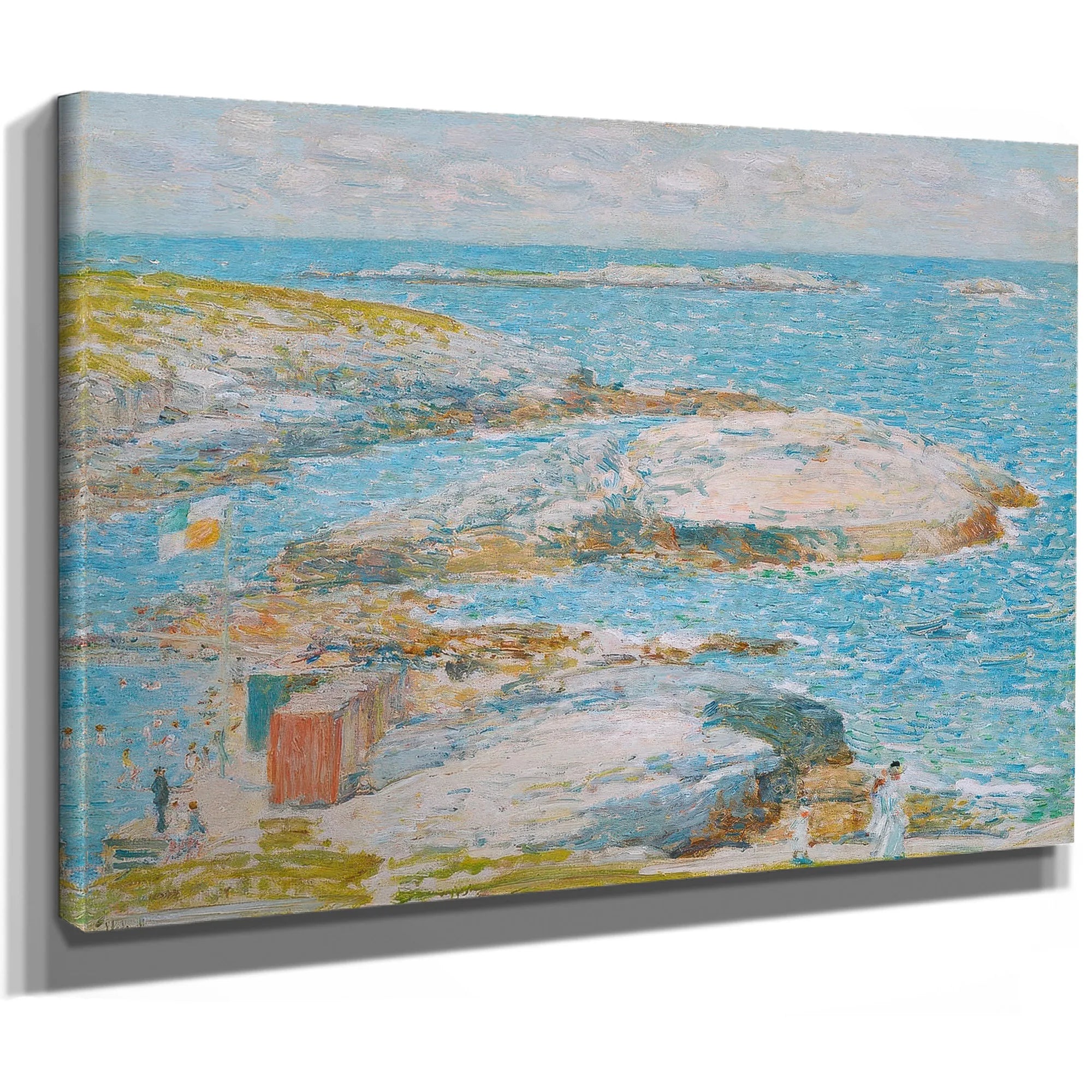 Bathing Pool Appledore By Childe Hassam Fine Art Print
