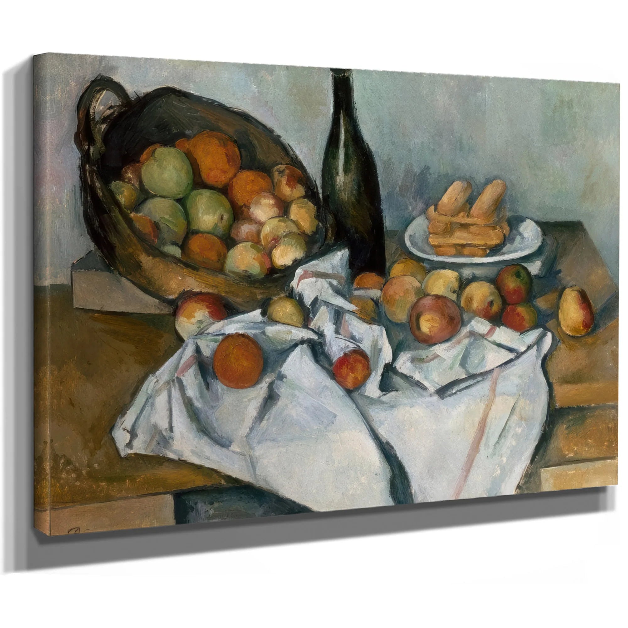 The Basket Of Apples By Paul Cezanne Fine Art Print