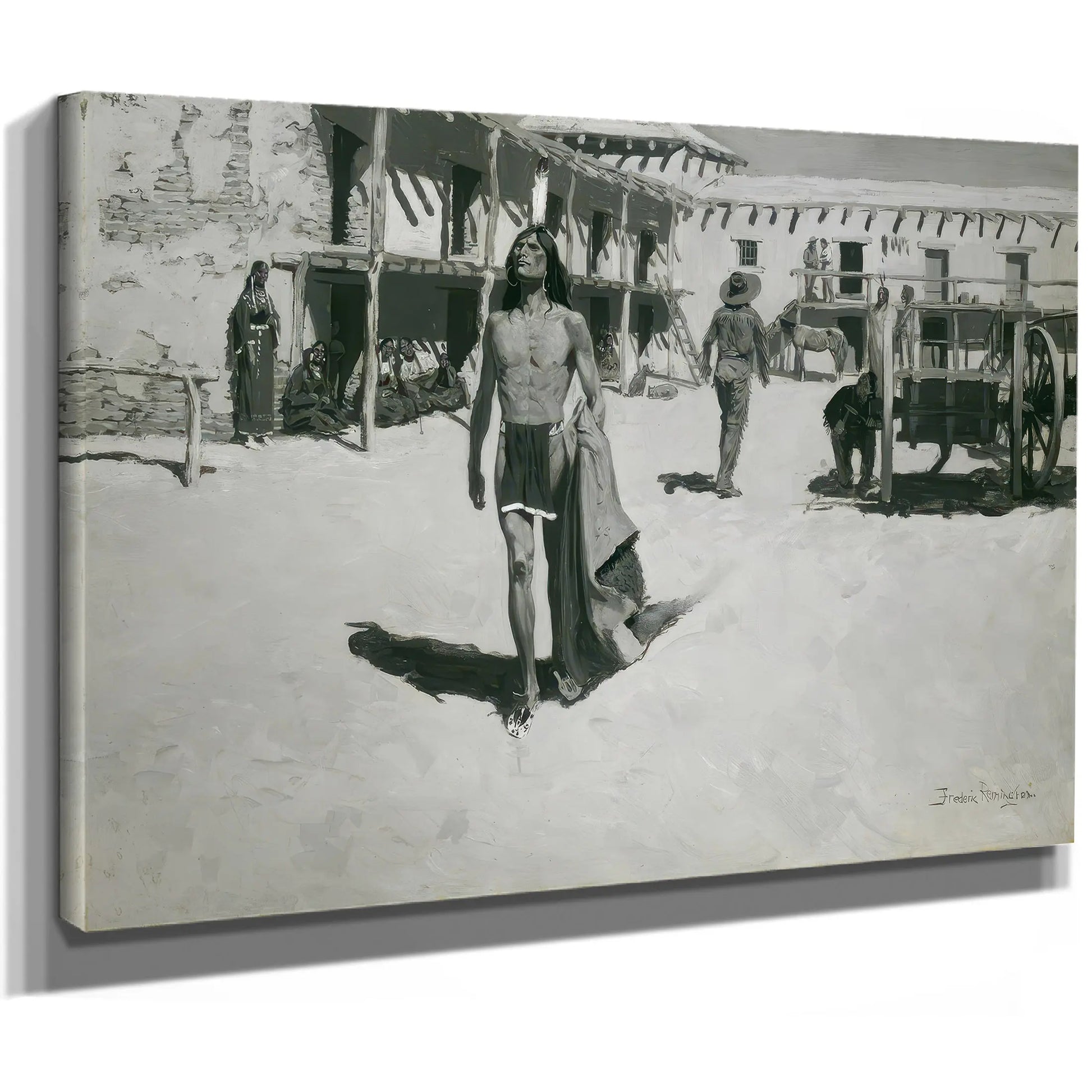 Nothing But Cheerful Looks Followed The Bat by Frederic Remington