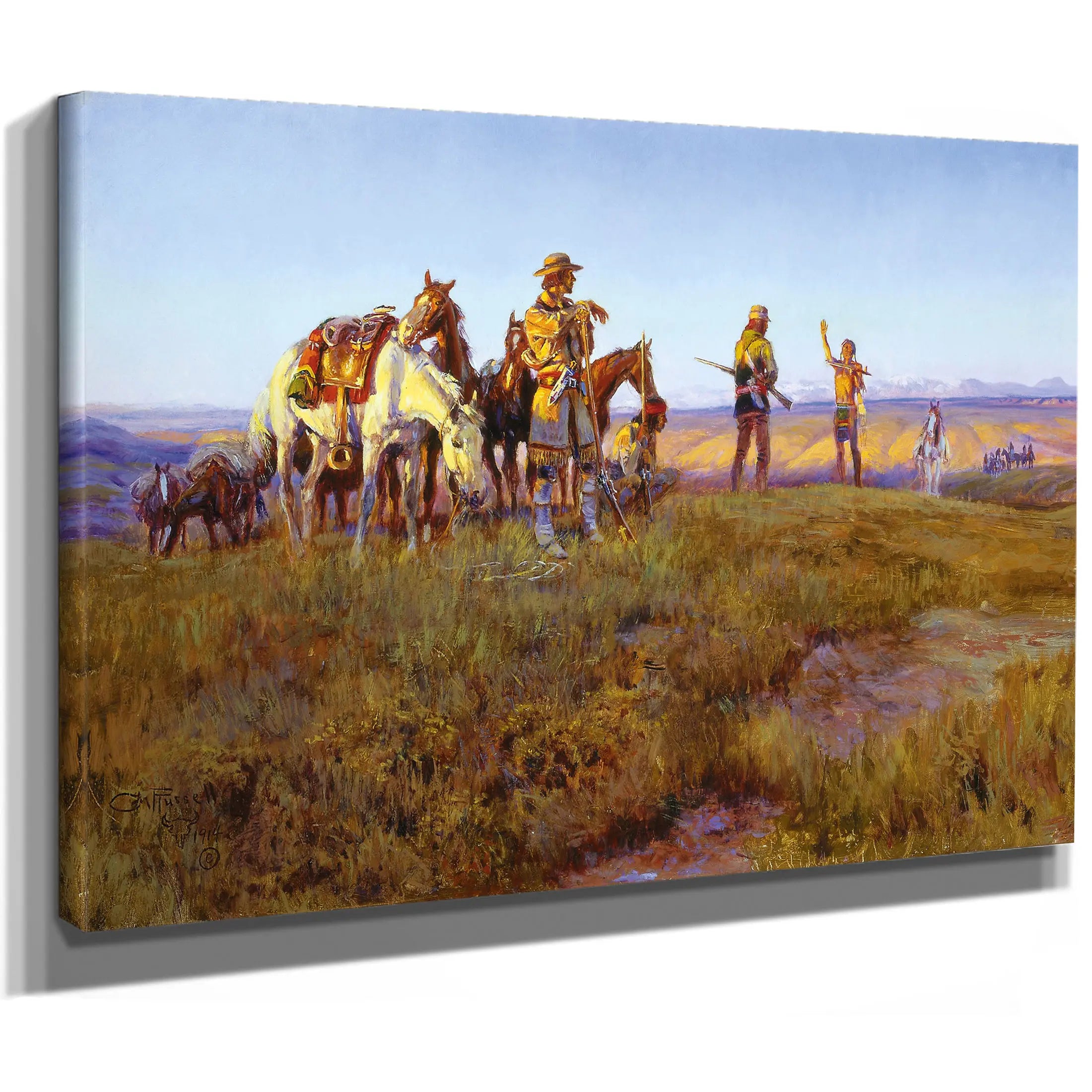 Wildman S Truce 1864 1926 by Charles Marion Russell