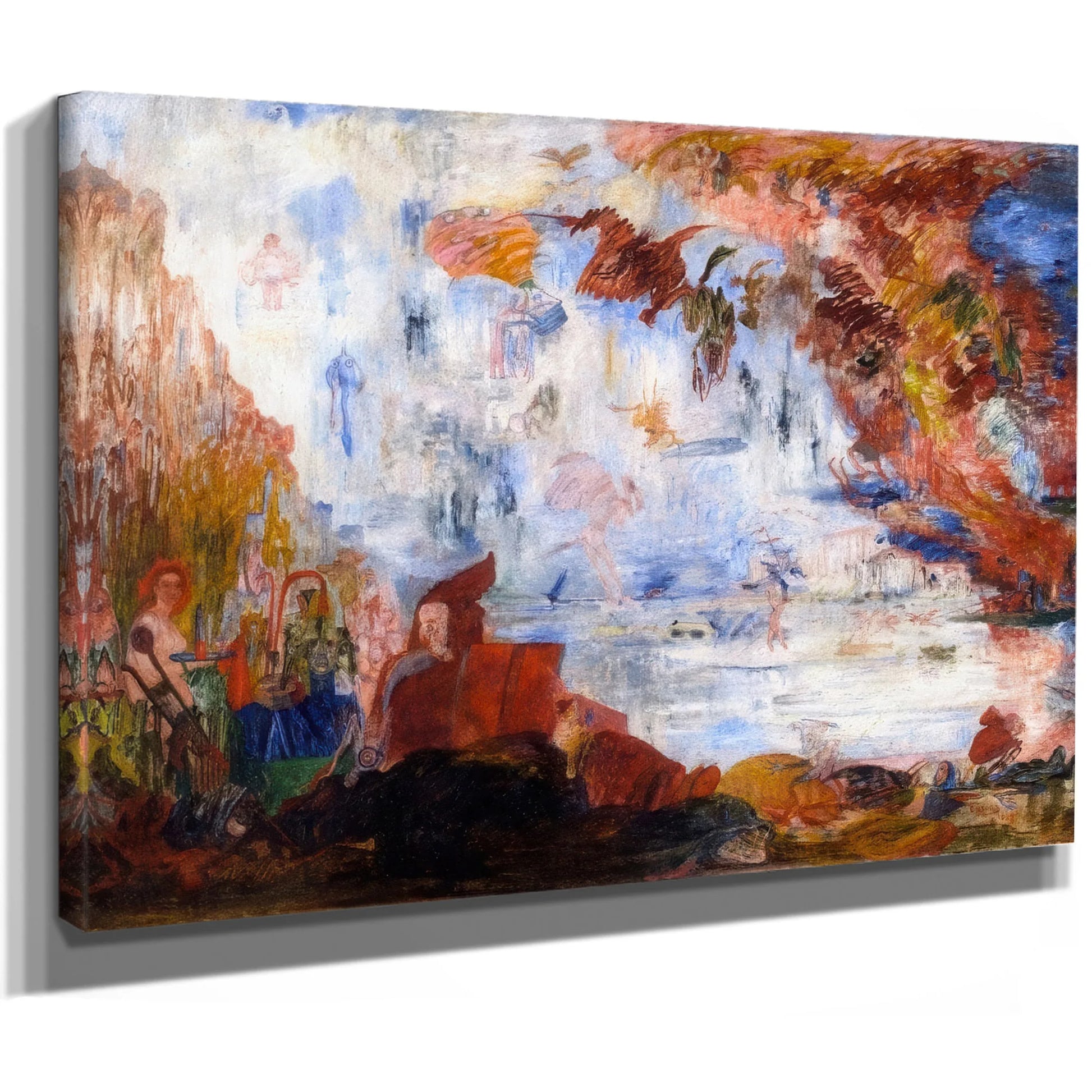 Tribulations Of Saint Anthony By James Ensor Fine Art Print