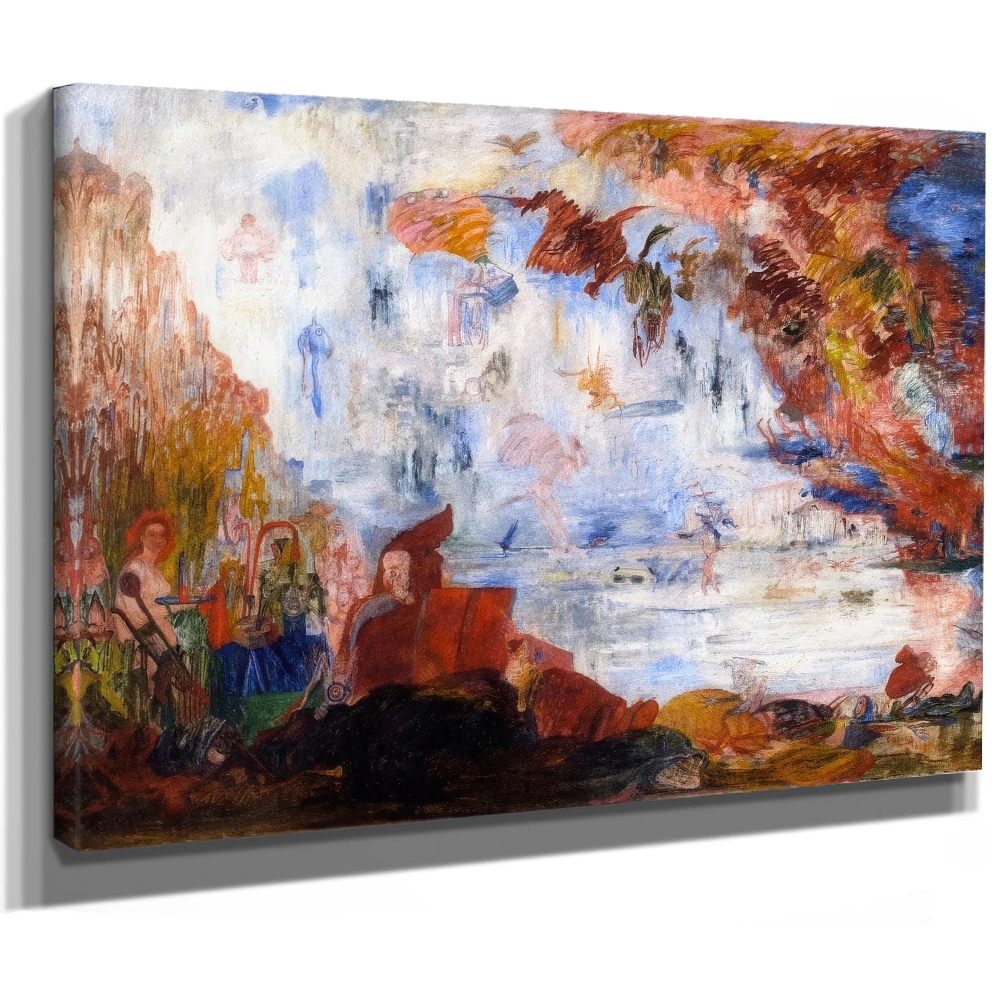 Tribulations Of Saint Anthony By James Ensor Fine Art Print