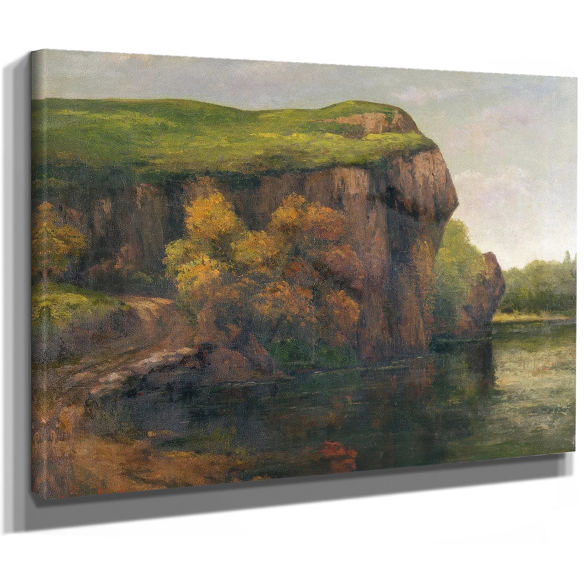 Rocky Cliffs By Jean Desire Gustave Courbet Fine Art Print