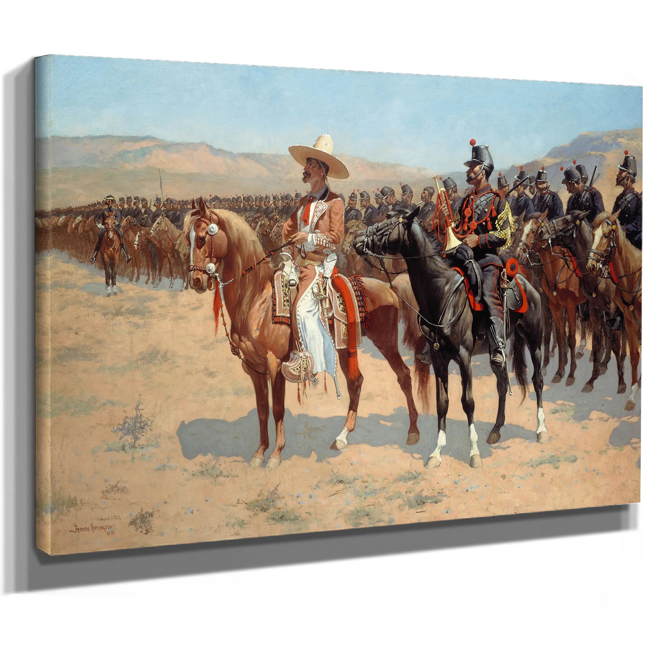 The Mexican Major by Frederic Remington