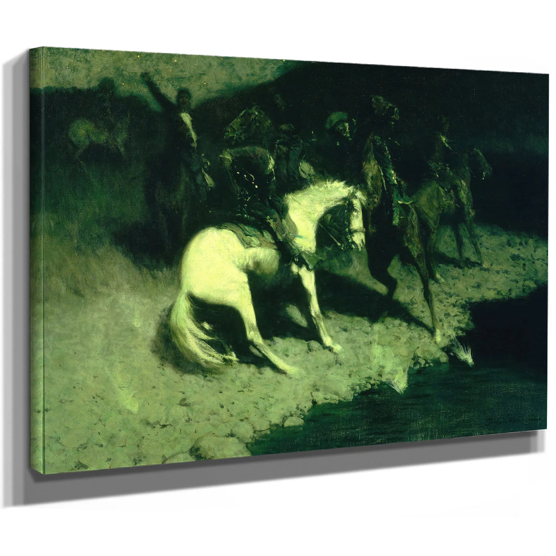 Fired On by Frederic Remington