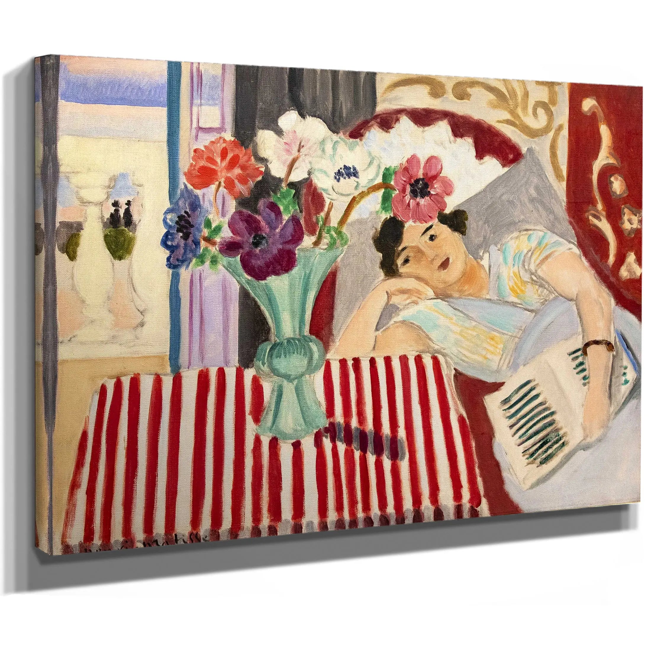 Odalisque With Anemones by Henri Matisse