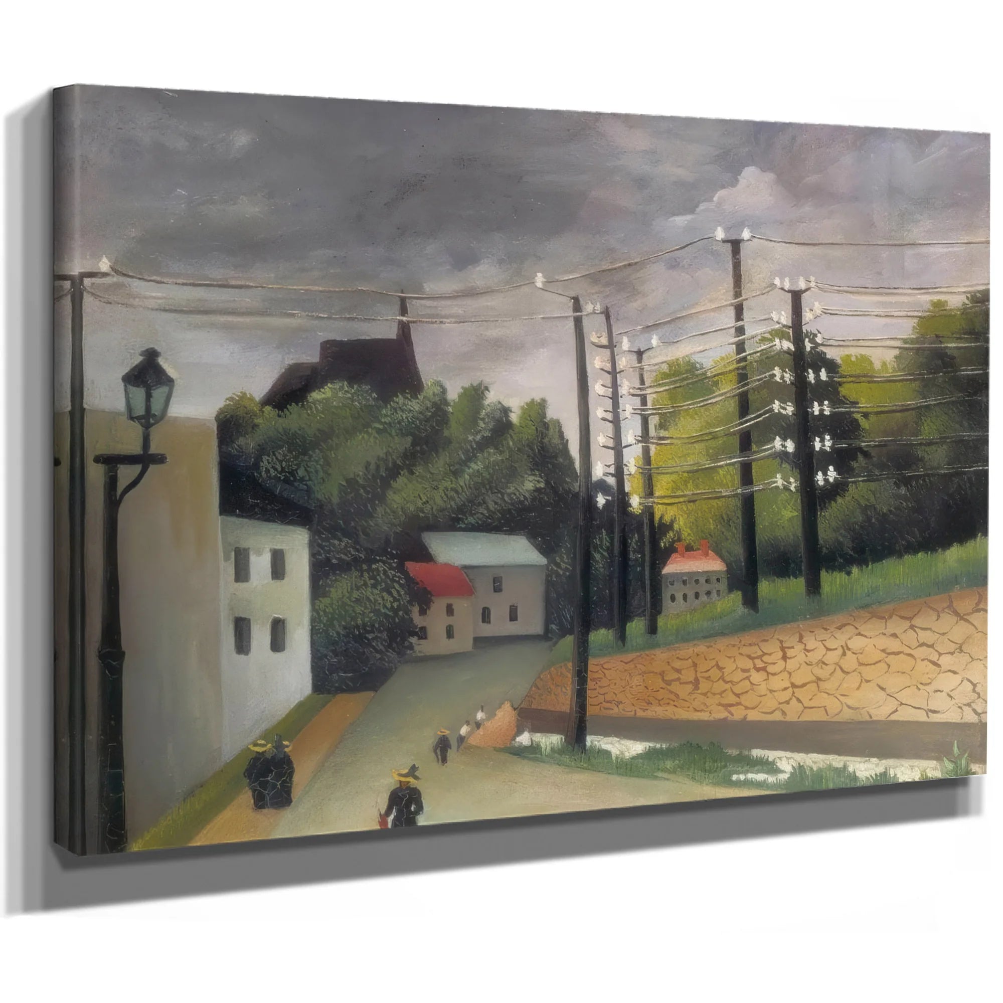 View Of Malakoff 1908 By Henri Rousseau Fine Art Print