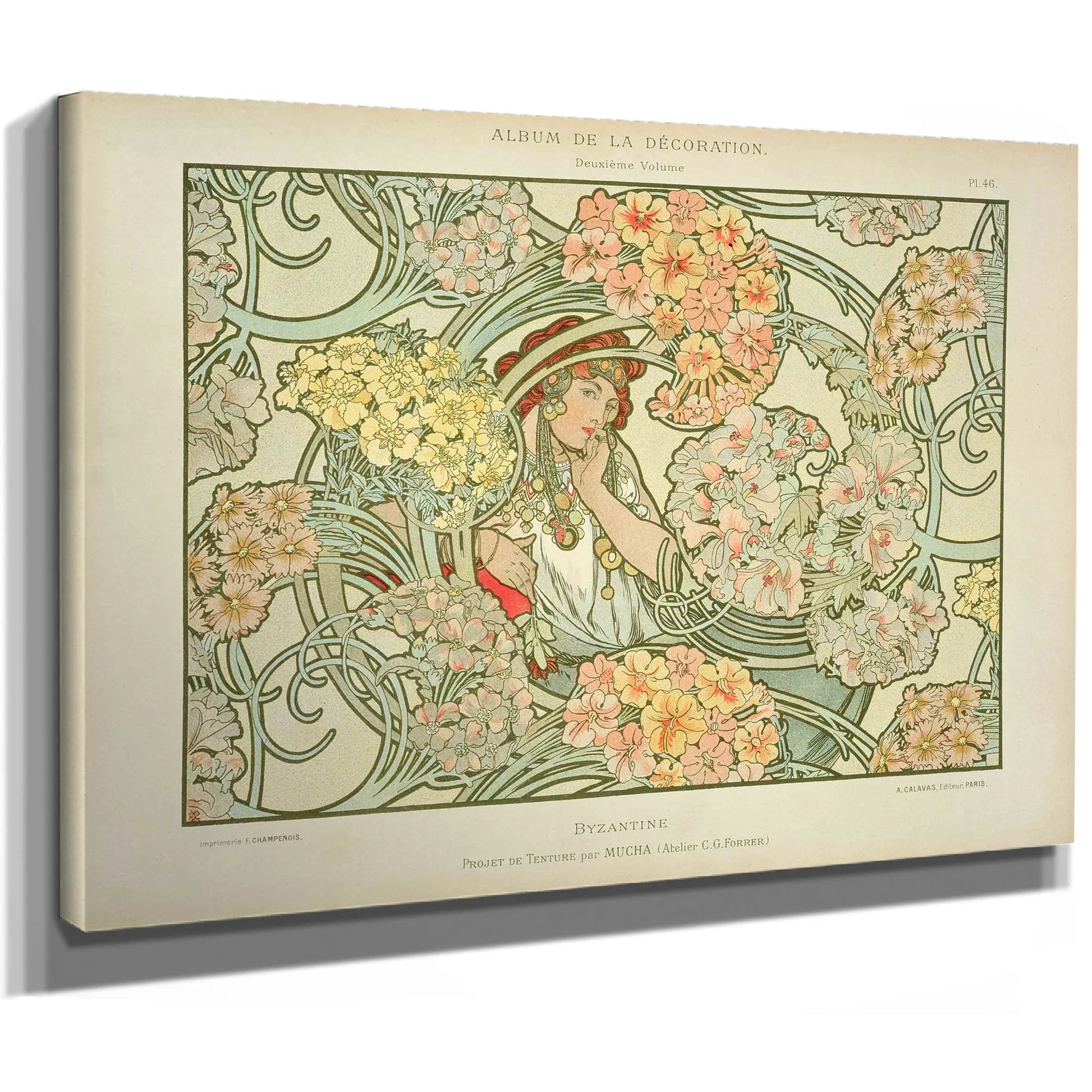 Byzantine by Alphonse Mucha
