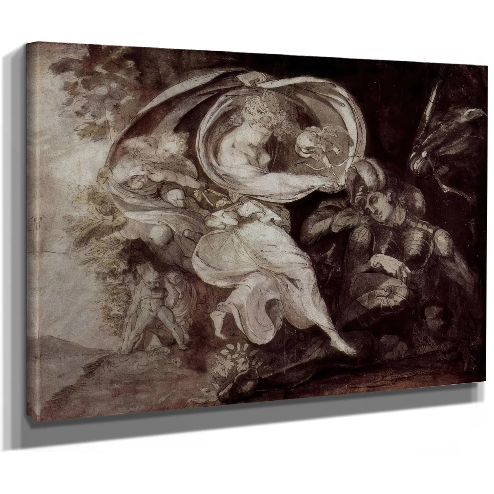 Die Schicksahlskonigin Erscheint Prinz Arthur By Henry Fuseli Fine Art Print