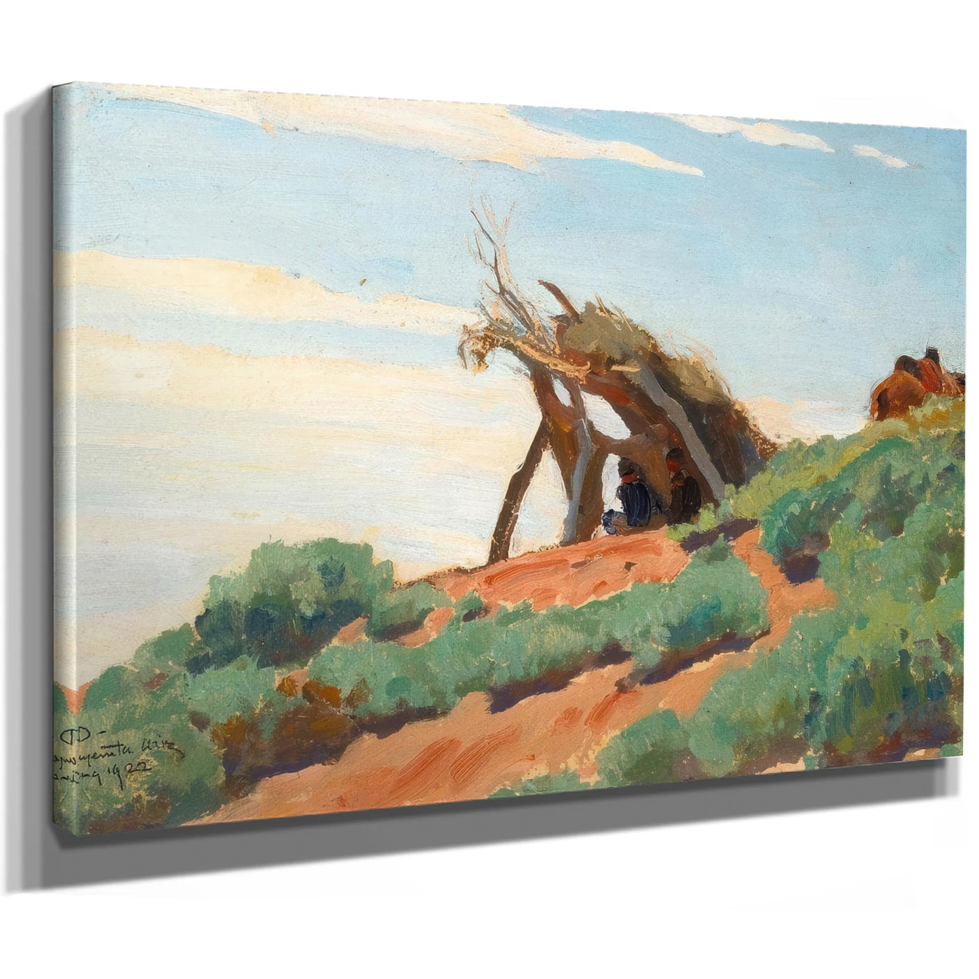 Navajo Sun Shelter (No. 85) 1922 By Maynard Dixon Fine Art Print