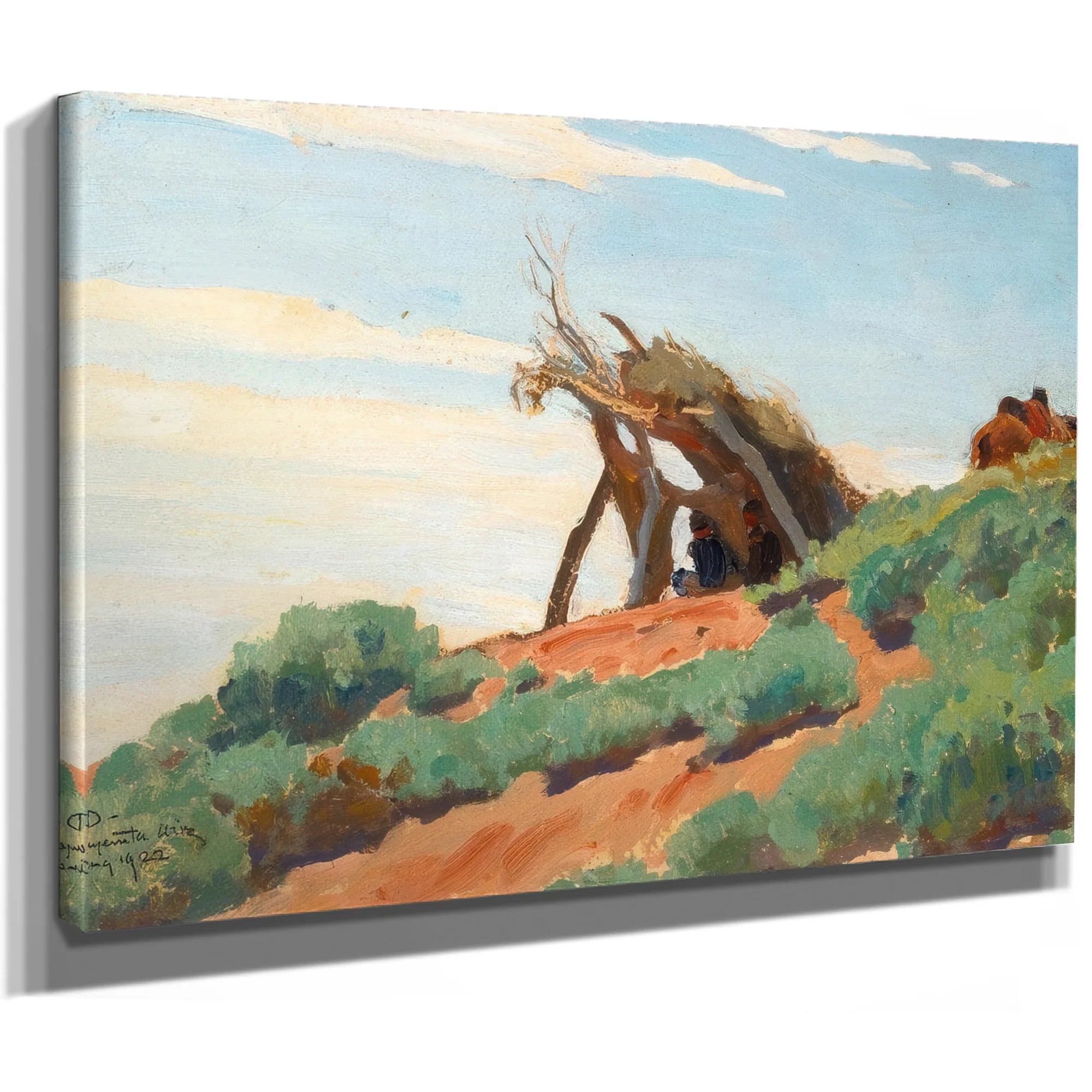 Navajo Sun Shelter (No. 85) 1922 By Maynard Dixon Fine Art Print