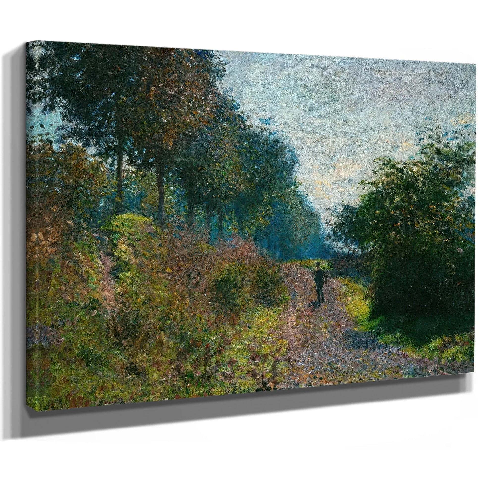 Sheltered Path By Claude Monet Fine Art Print