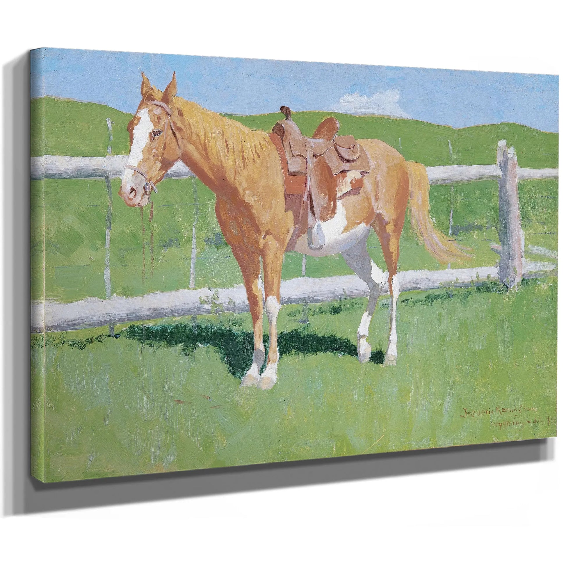 Sorrel Horse Study by Frederic Remington