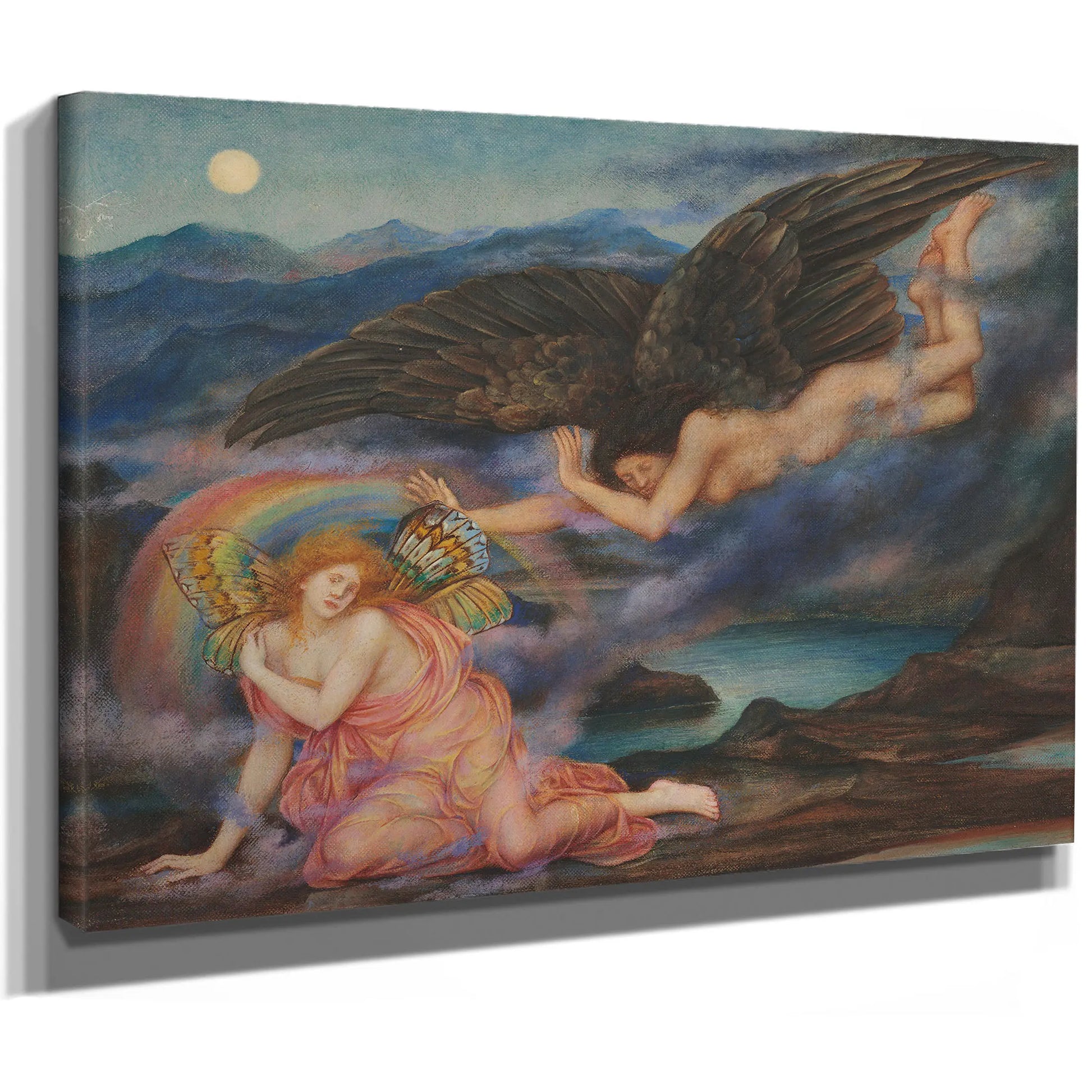 Death Of A Butterfly by Evelyn De Morgan